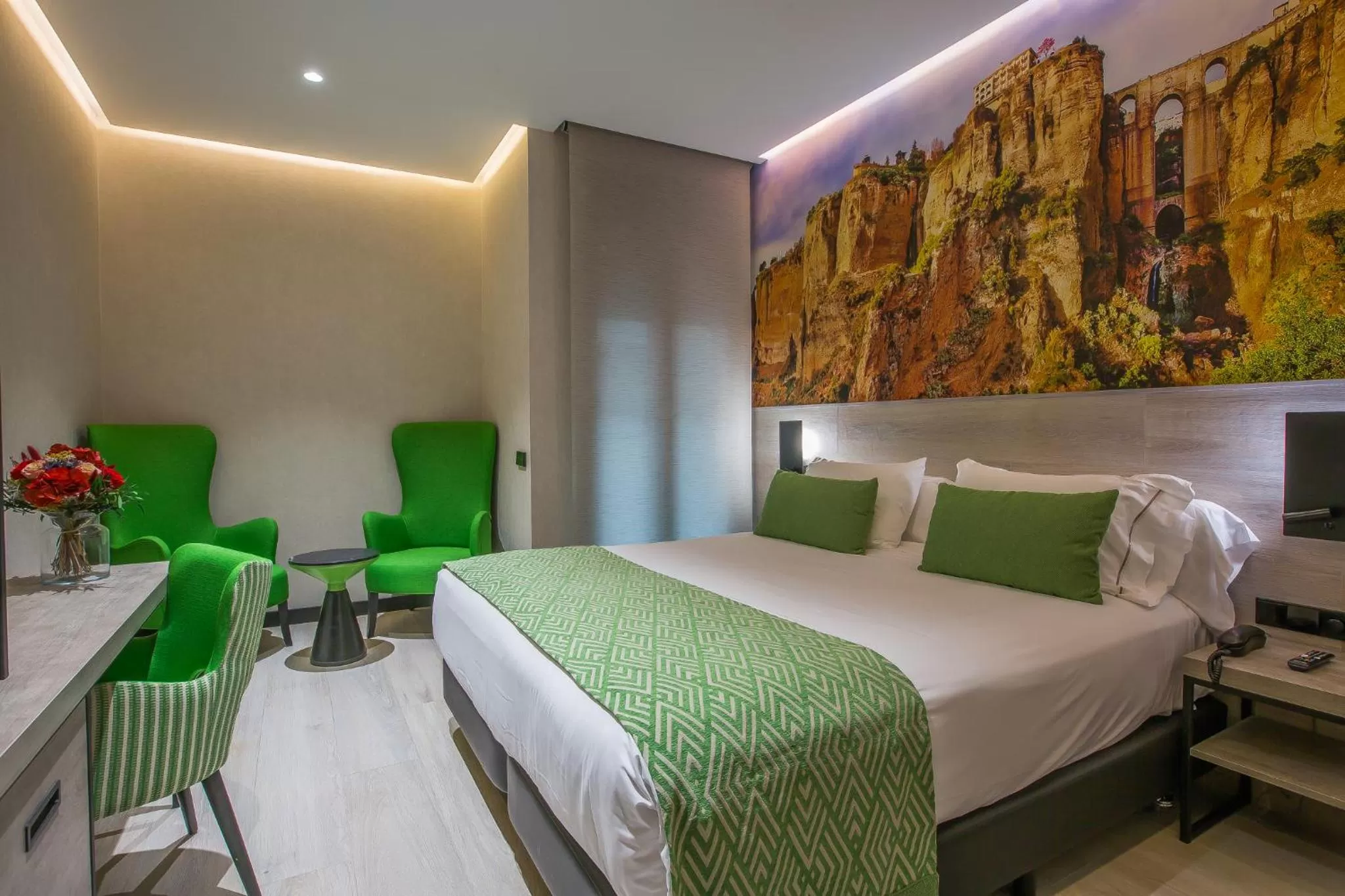 Bedroom, Bed in Hotel Brö-Adults Recommended