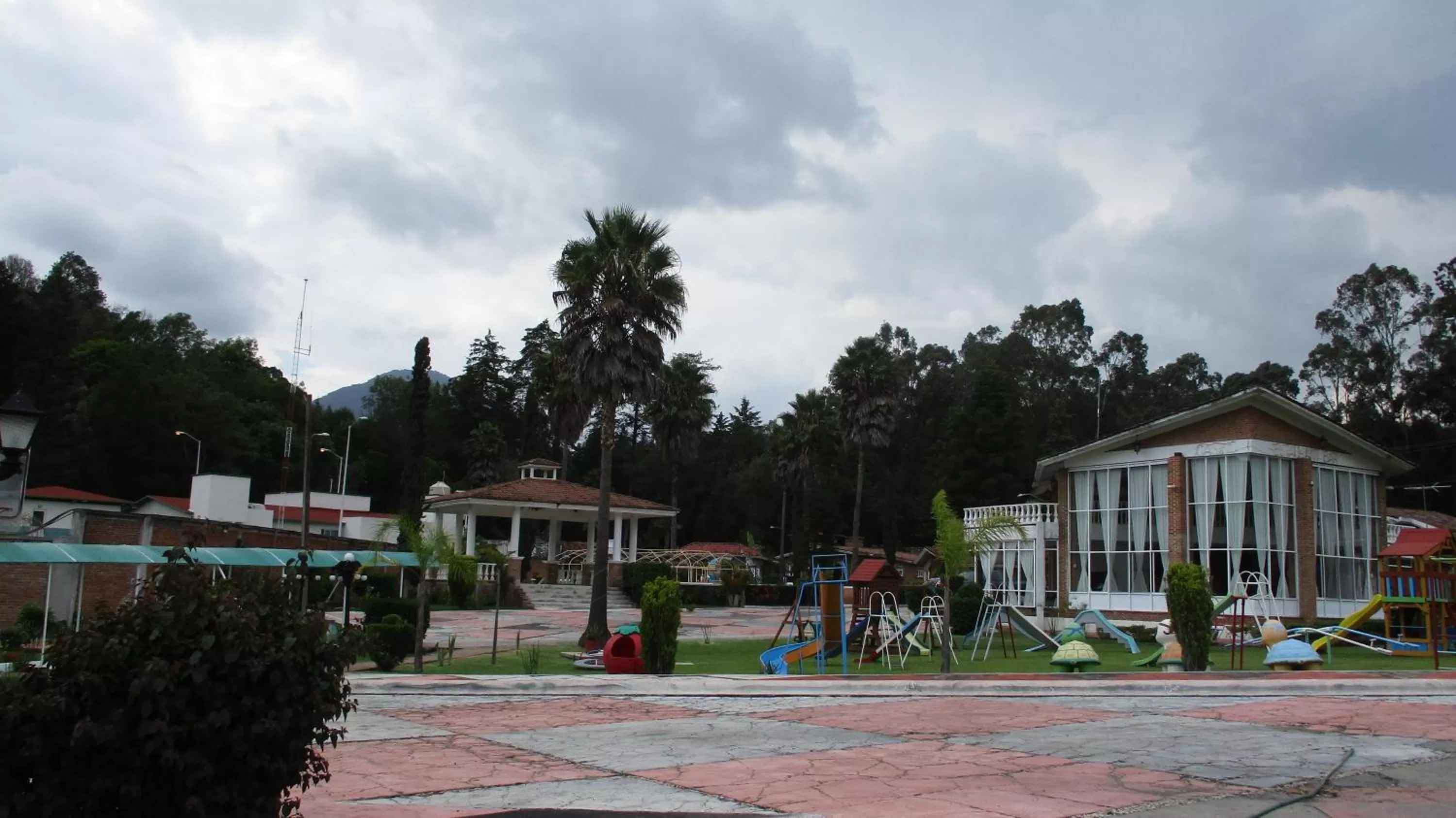 Patio in Hotel Villa Monarca Inn