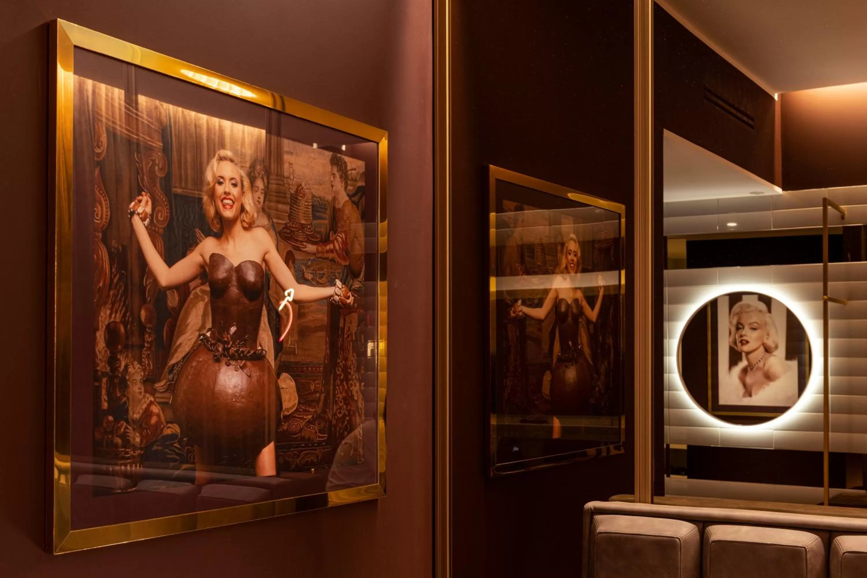 Decorative detail in ODSweet Duomo Milano Hotel