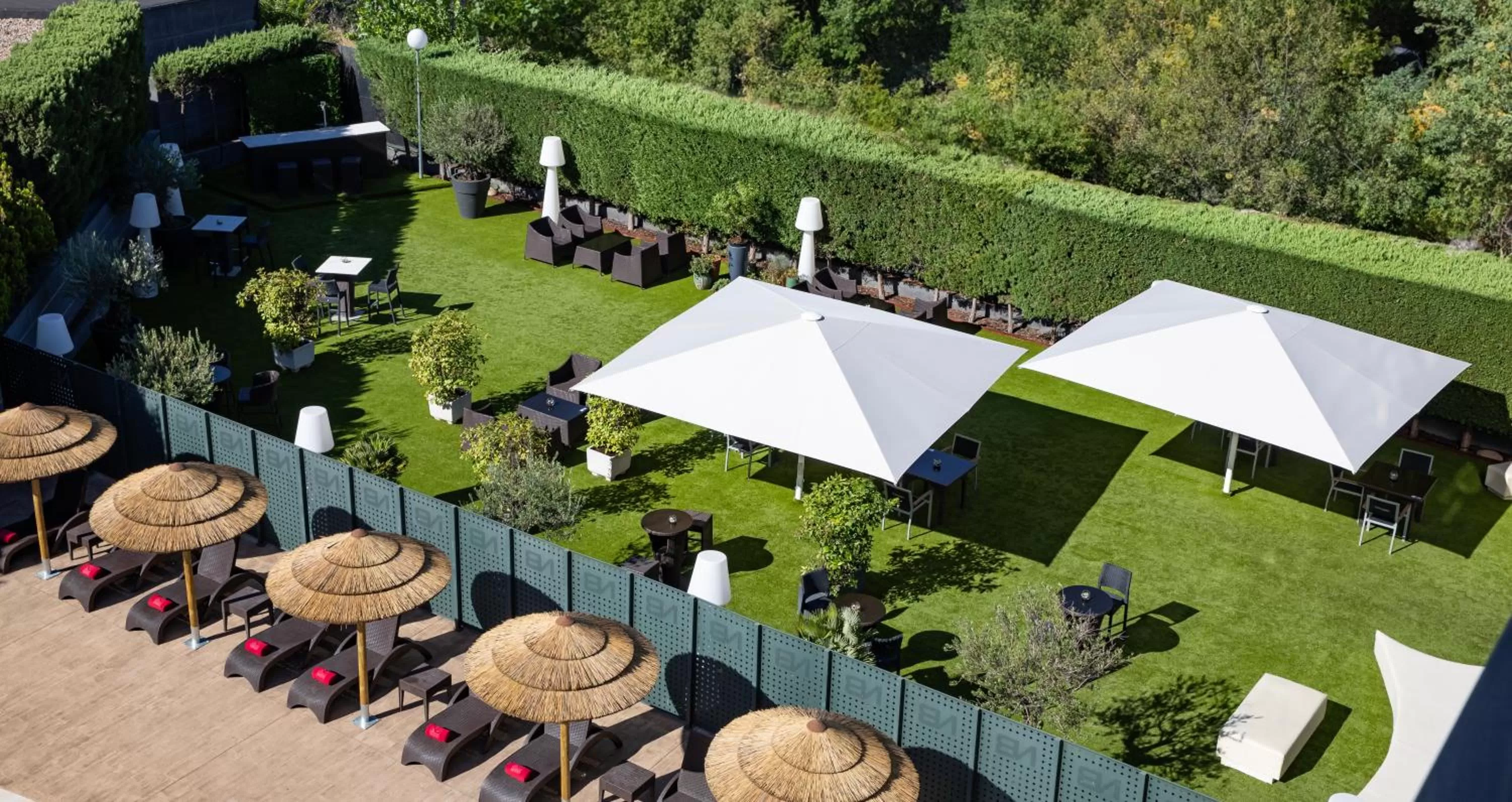 Garden in Hotel Nuevo Boston