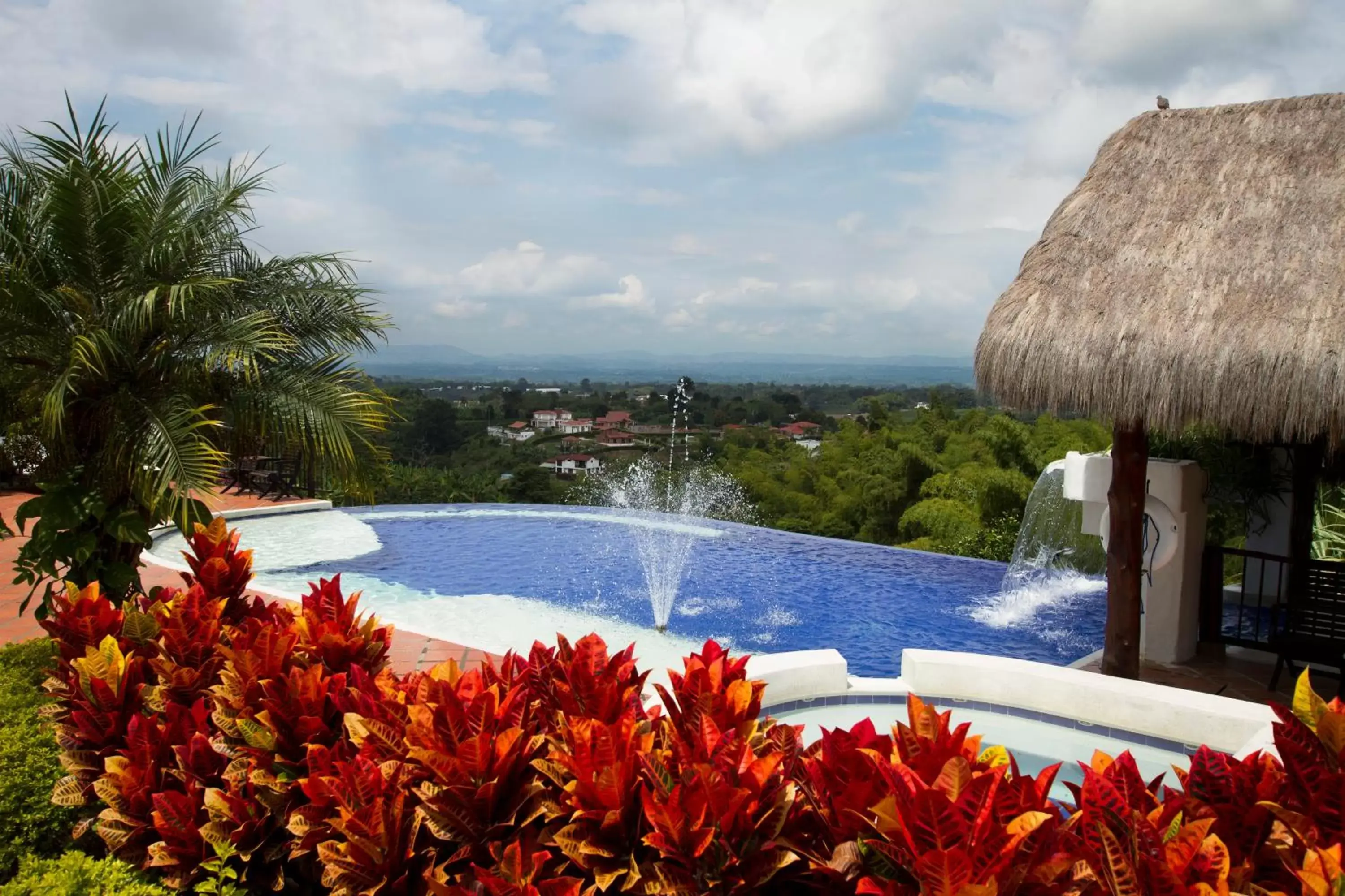 Garden, Swimming Pool in Hotel Hacienda Combia