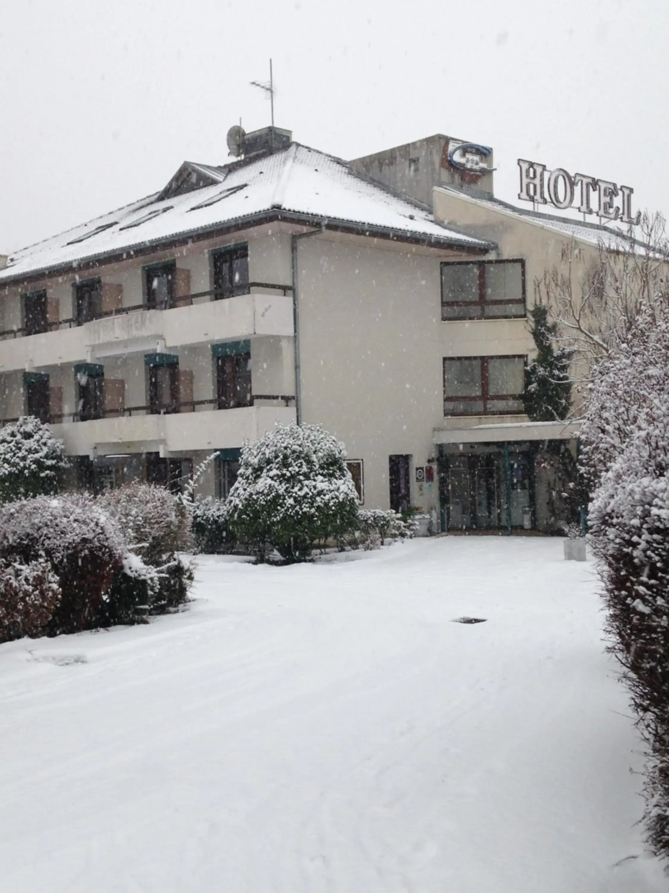 Property building, Winter in Hotel 4C