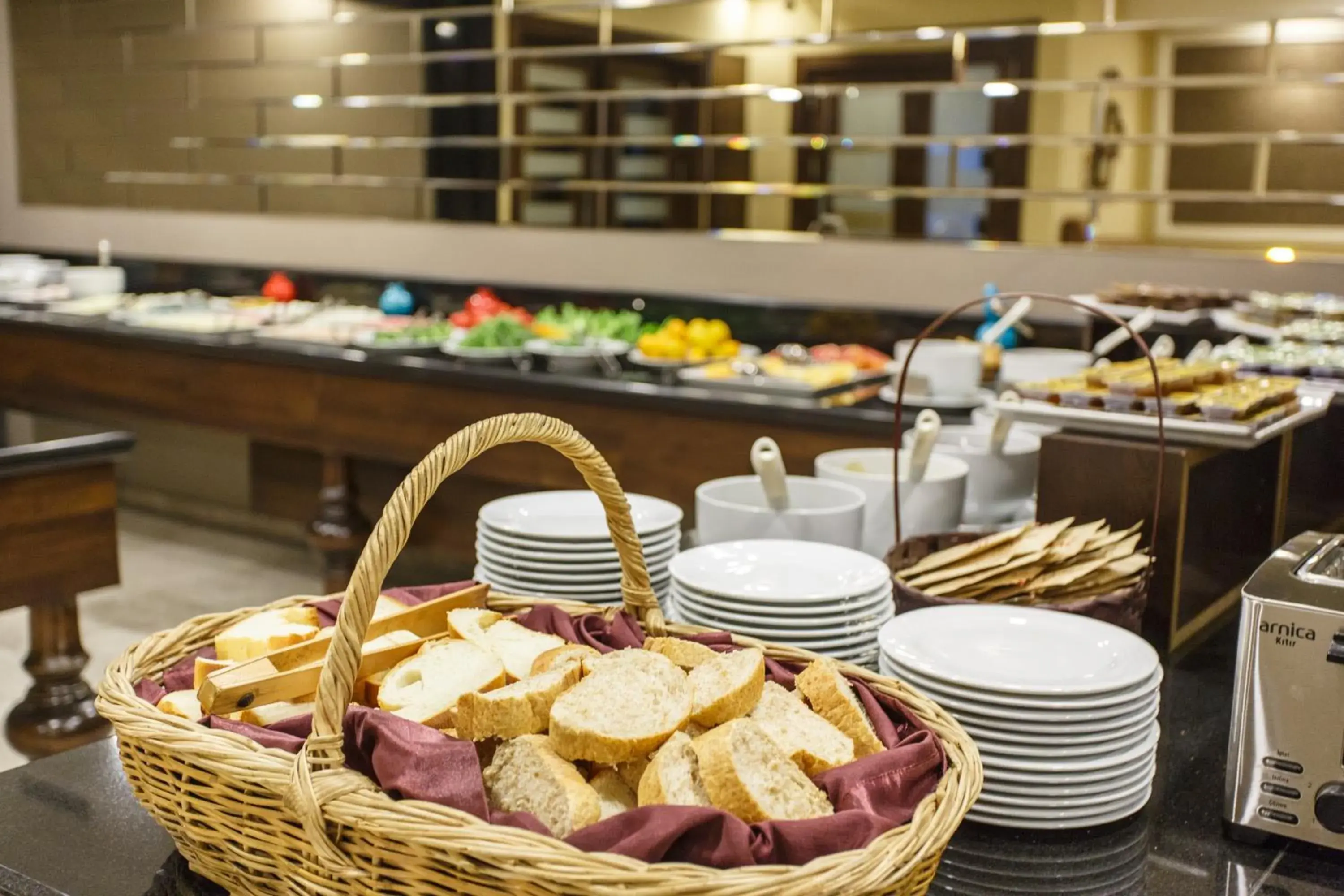 Buffet breakfast in Antroyal Hotel