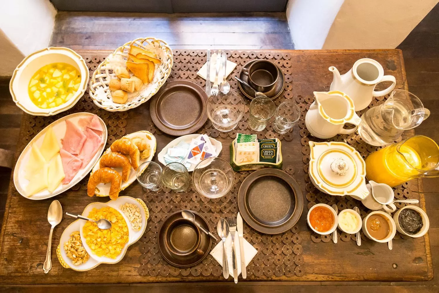 Continental breakfast in Virreinato Hotel Boutique
