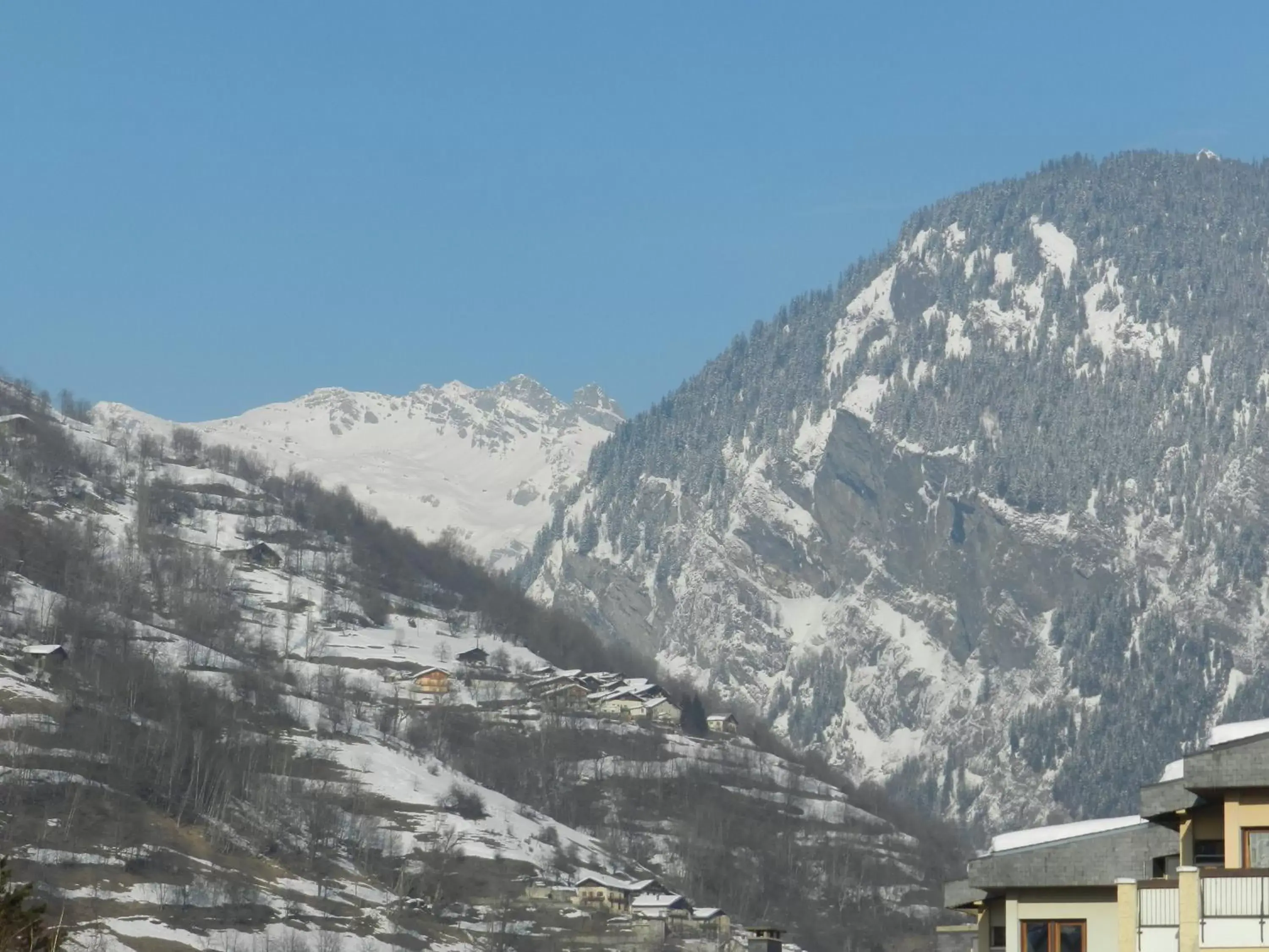 Mountain view, Winter in Hôtel Arolla
