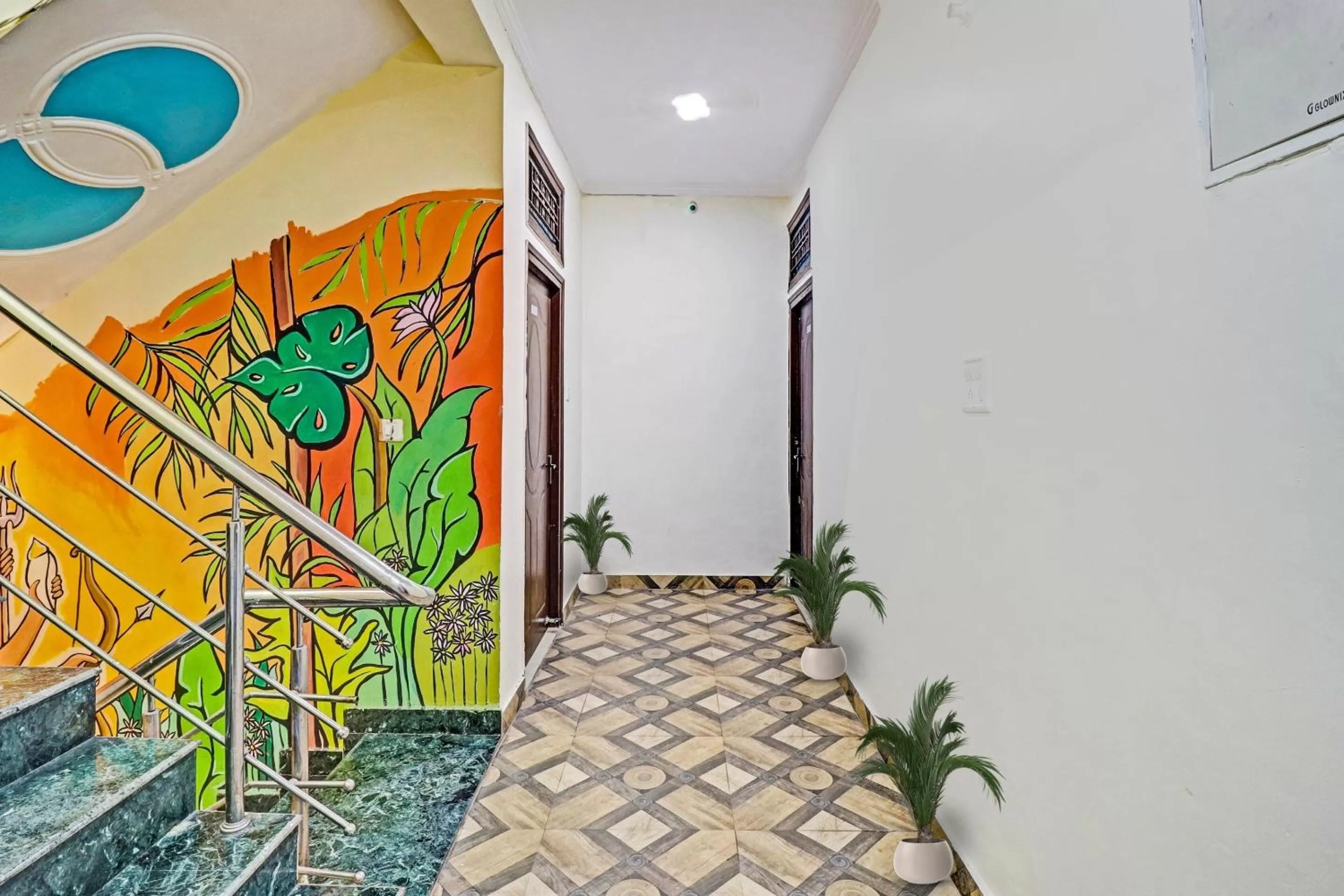 Lobby or reception in OYO Flagship Hotel Chandra palace