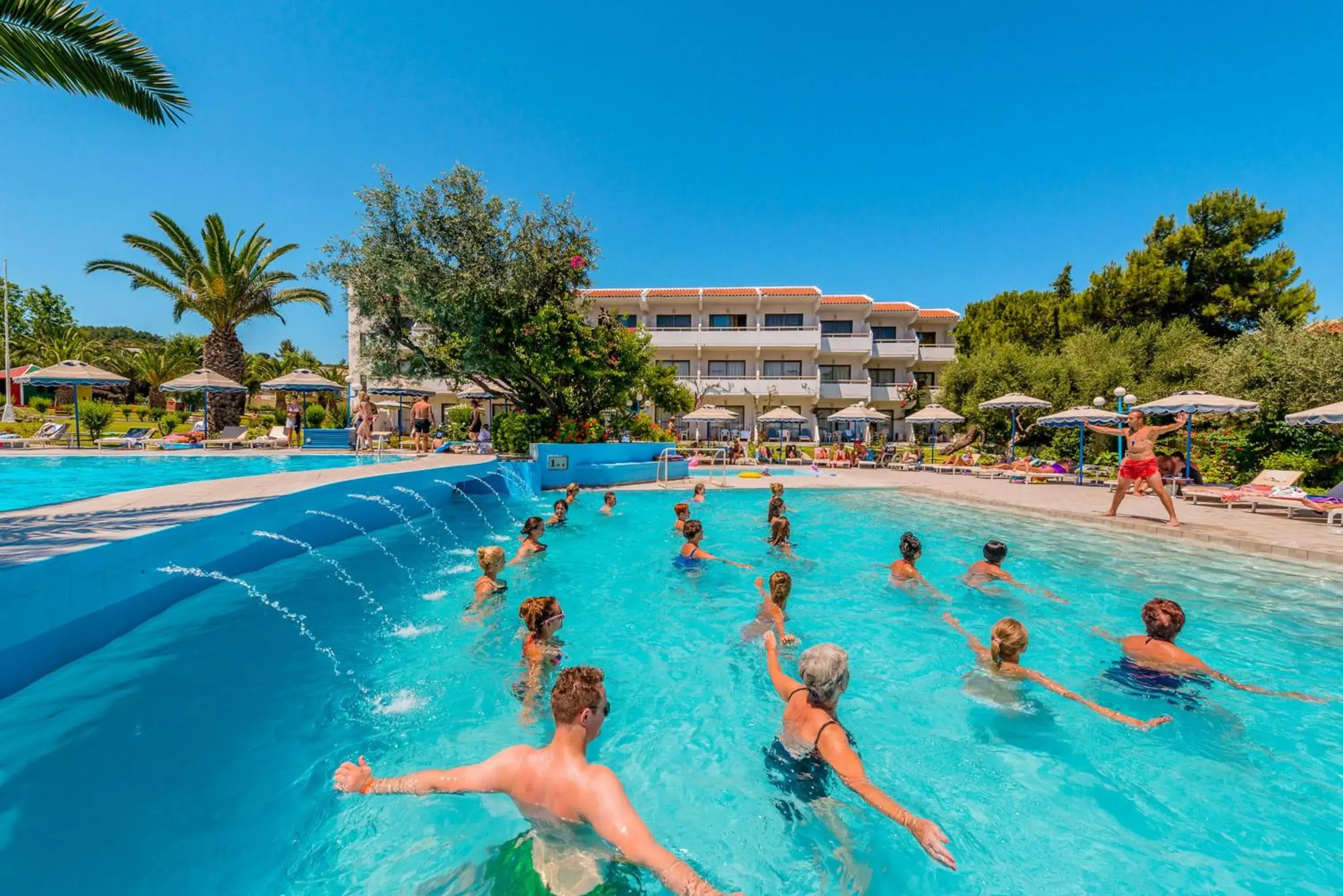 Fitness centre/facilities, Swimming Pool in Filerimos Village Hotel