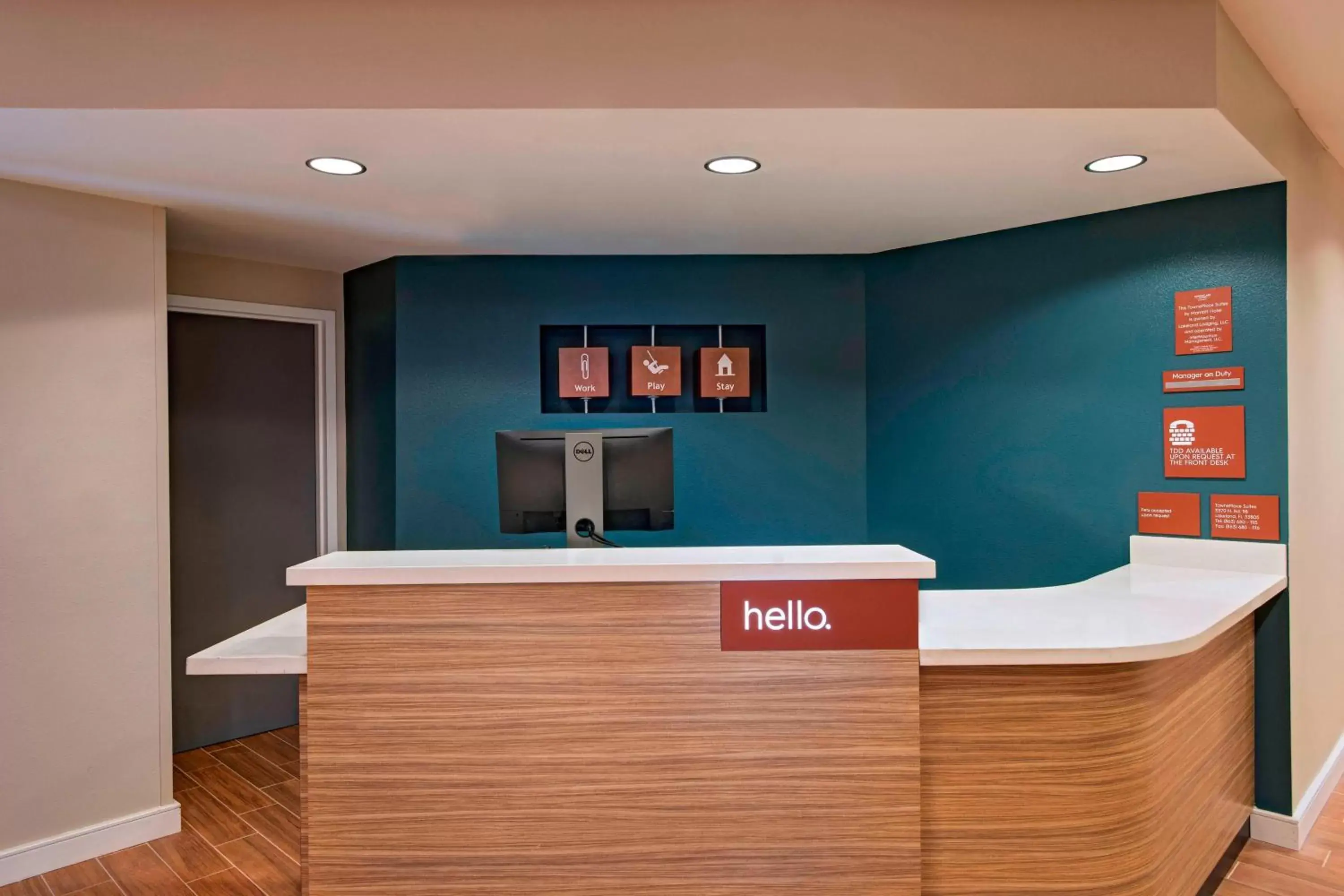 Lobby or reception, Lobby/Reception in TownePlace Suites by Marriott Lakeland