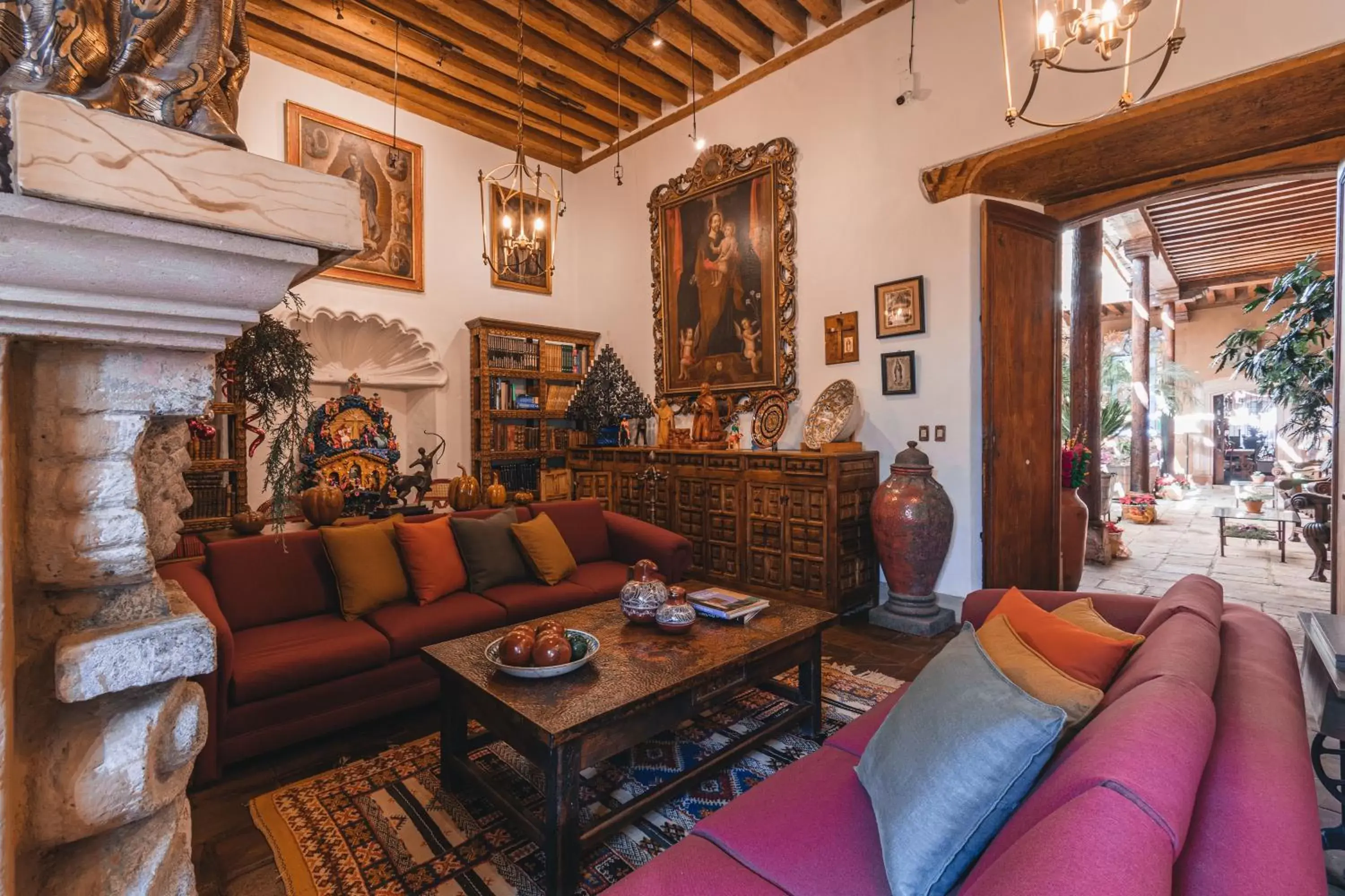 Seating Area in El Edén Hotel Boutique