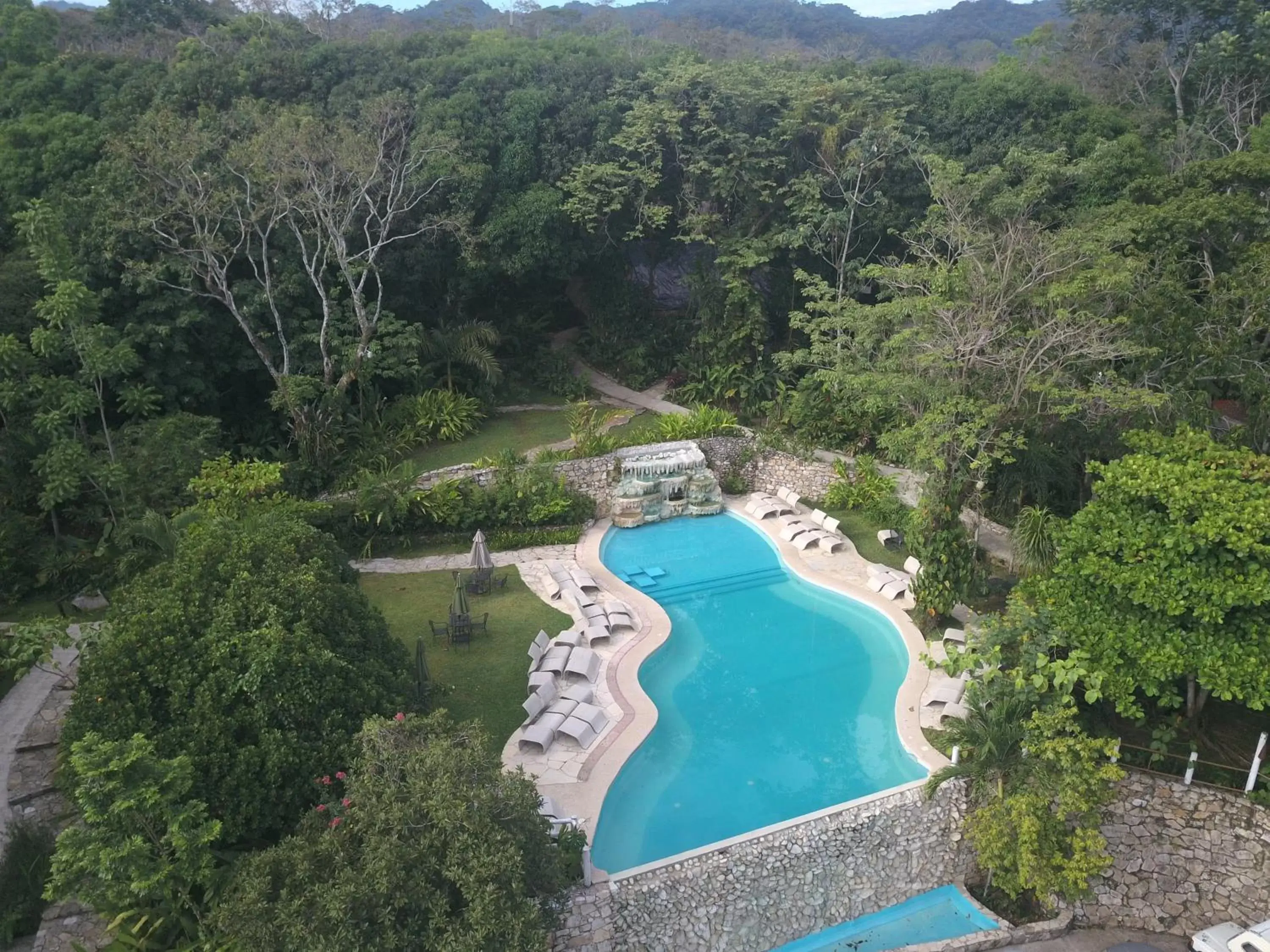 Bird's eye view, Pool View in Hotel La Aldea del Halach Huinic