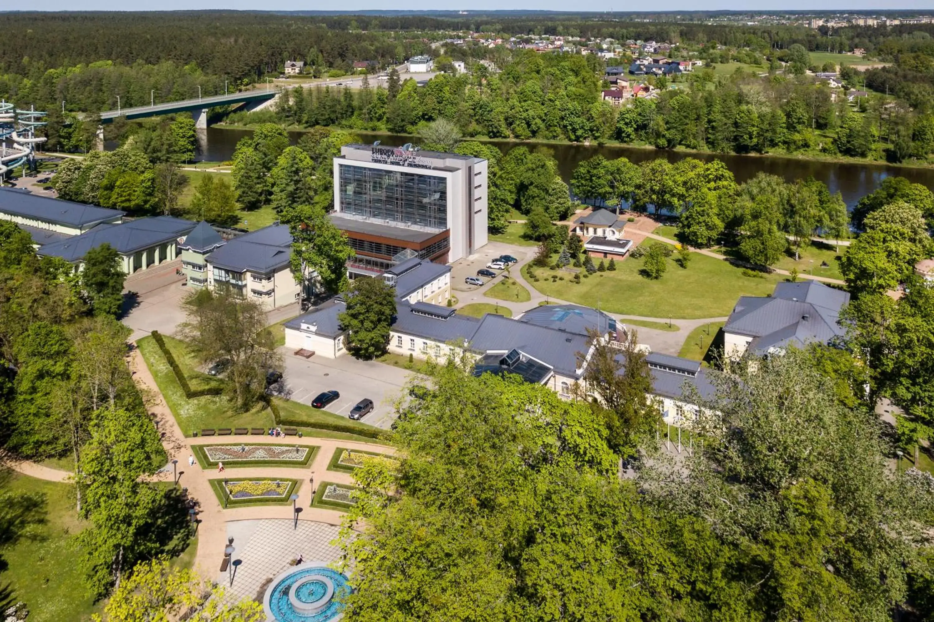 Day, Bird's-eye View in Europa Royale Druskininkai