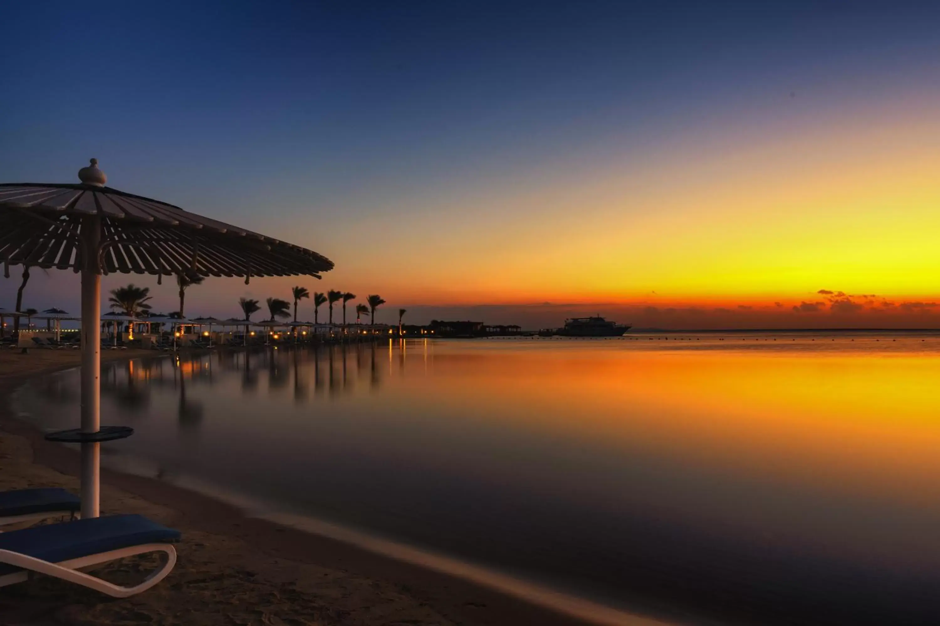 Beach in Swiss Inn Resort Hurghada