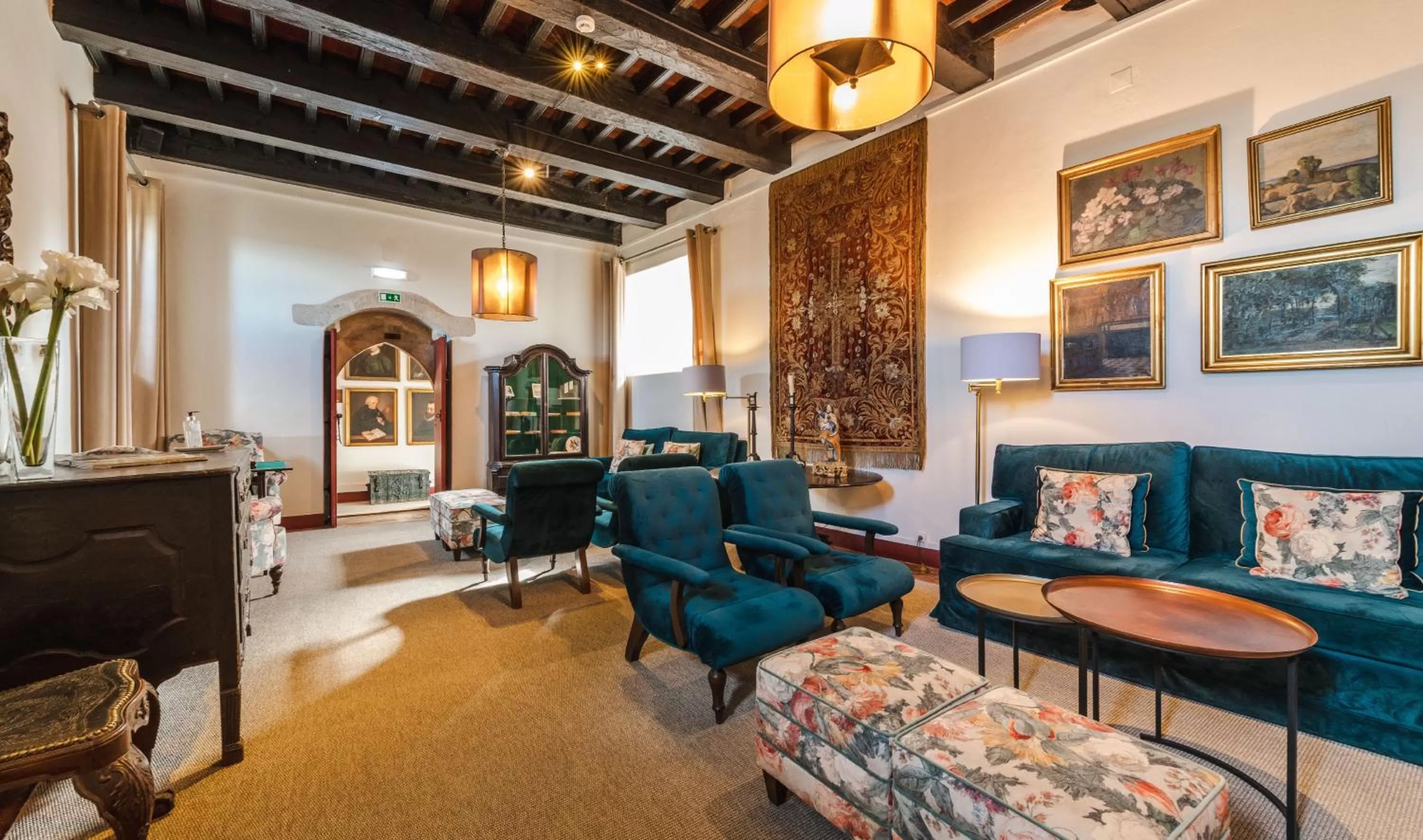 Living room in Pousada Castelo de Obidos