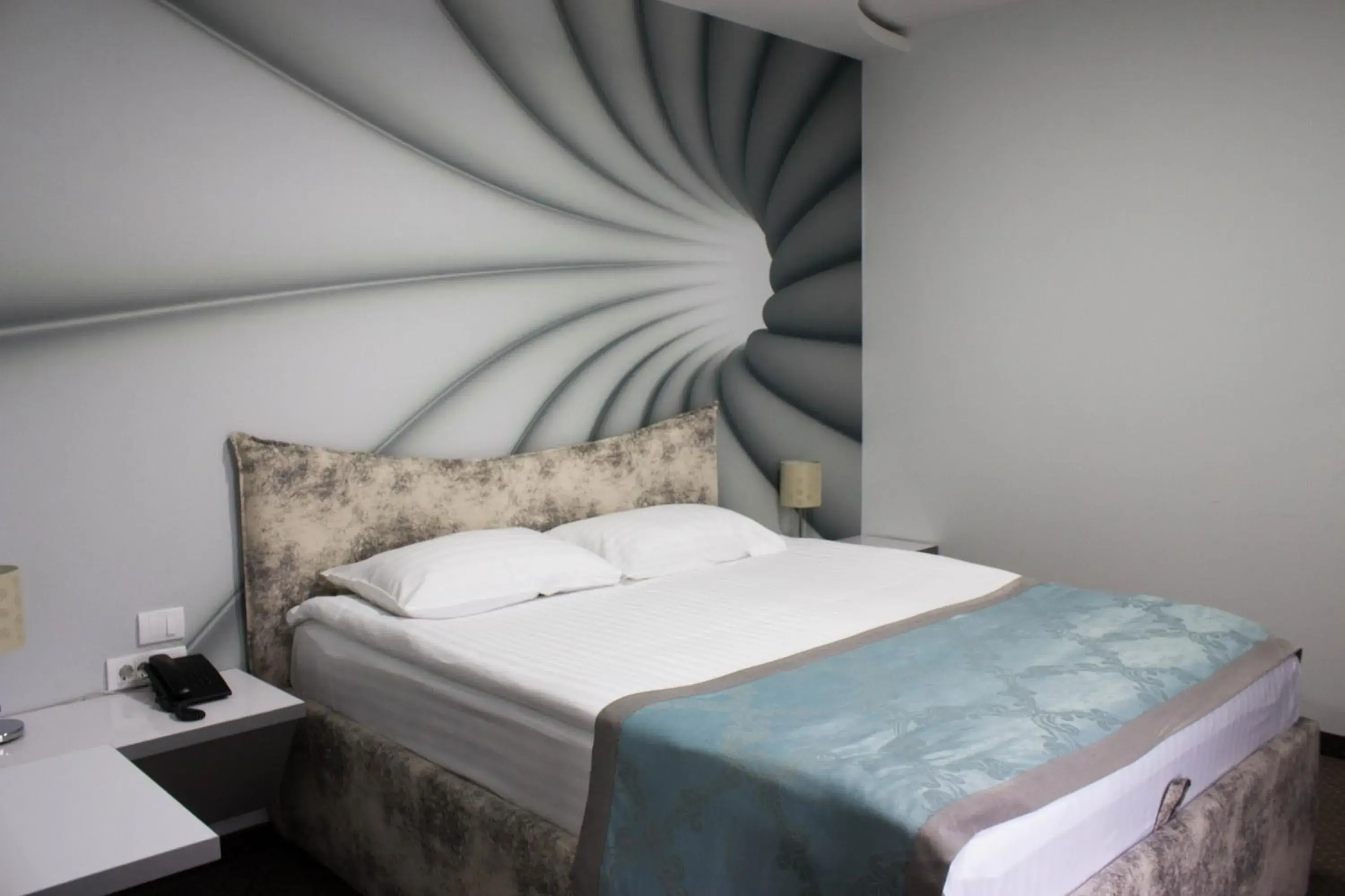 Bedroom, Bed in Garni Hotel Hollywoodland Wellness & Aquapark