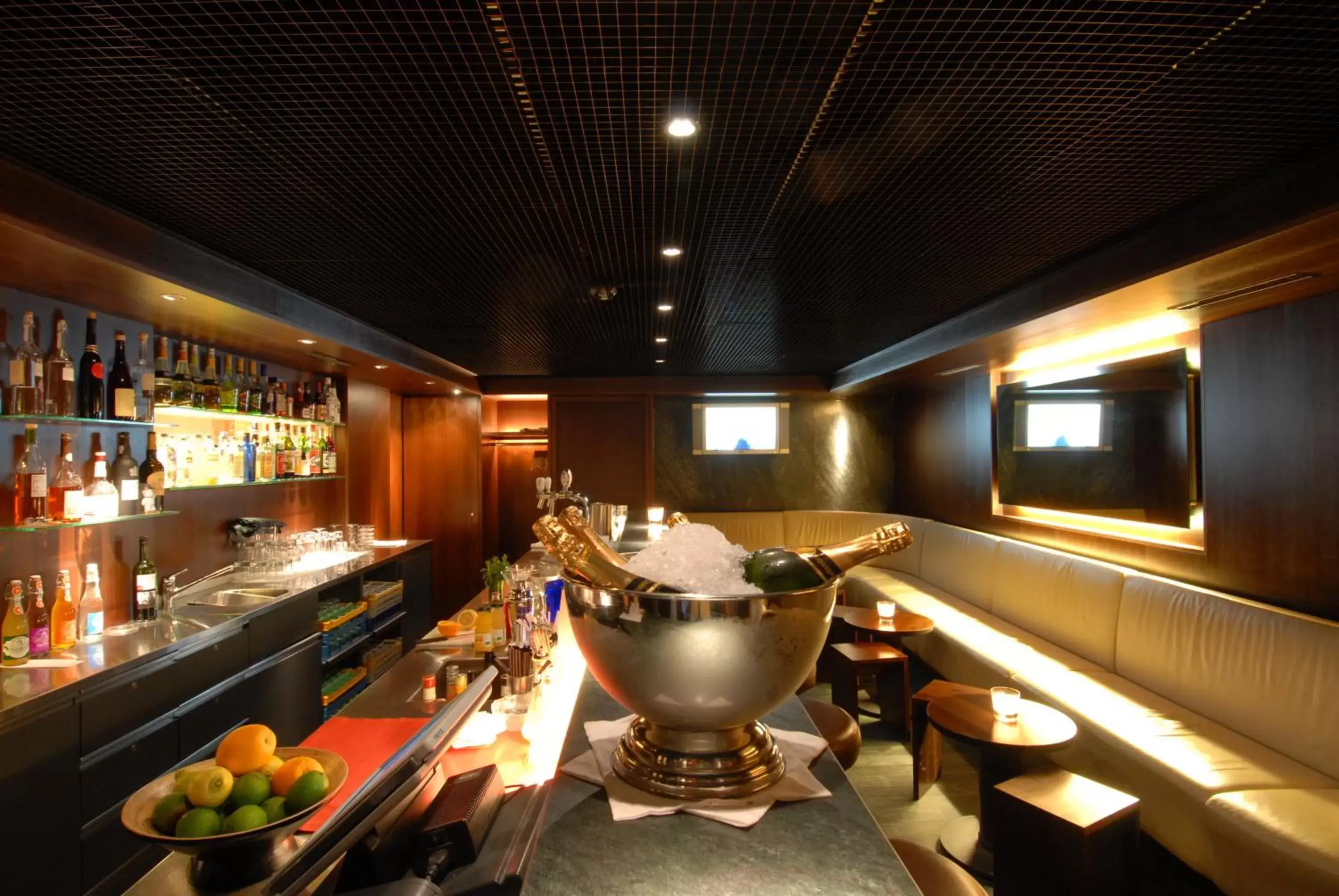 Lounge or bar in Hotel Laudinella