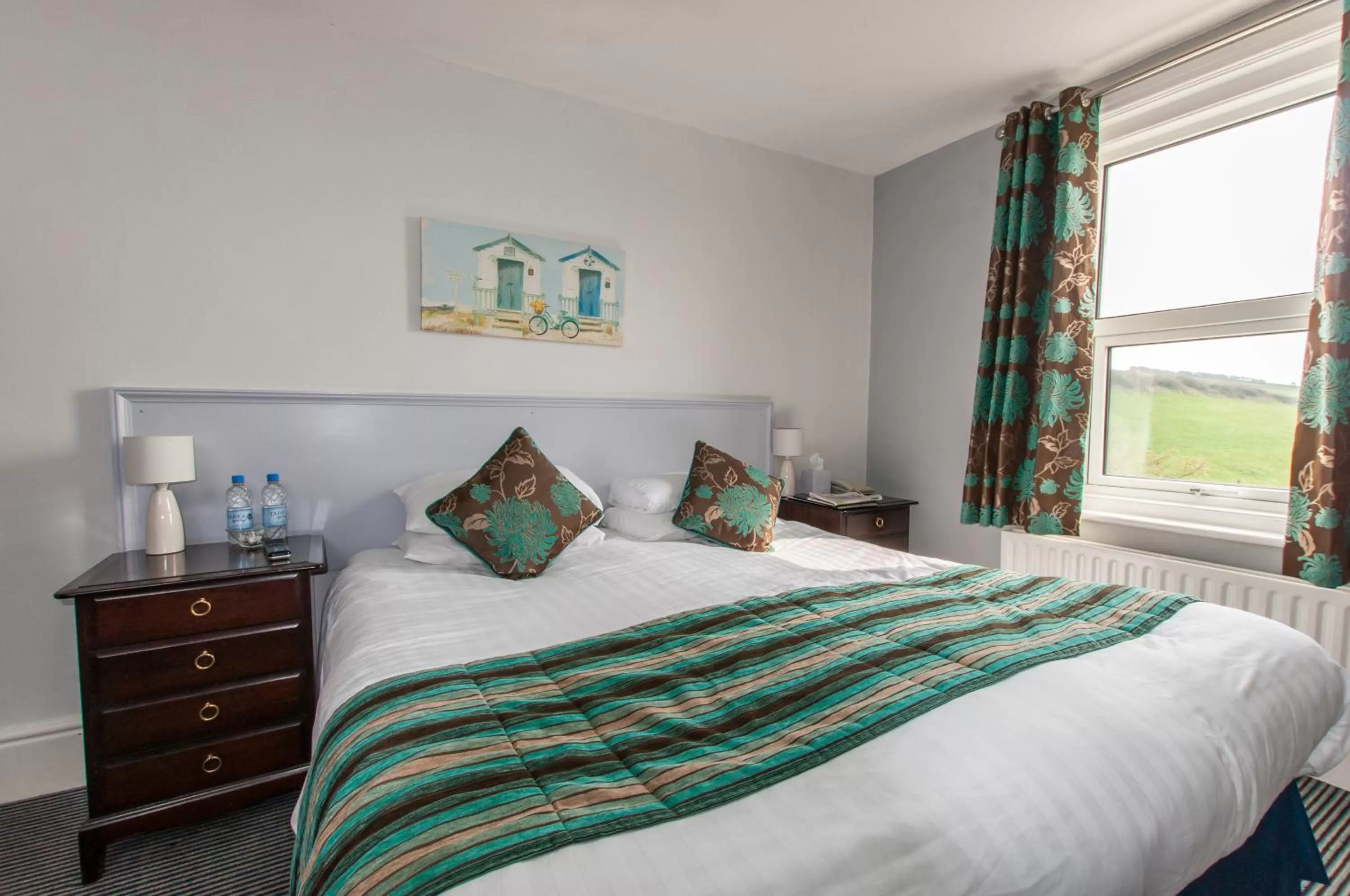 Bed in Eype's Mouth Country Hotel