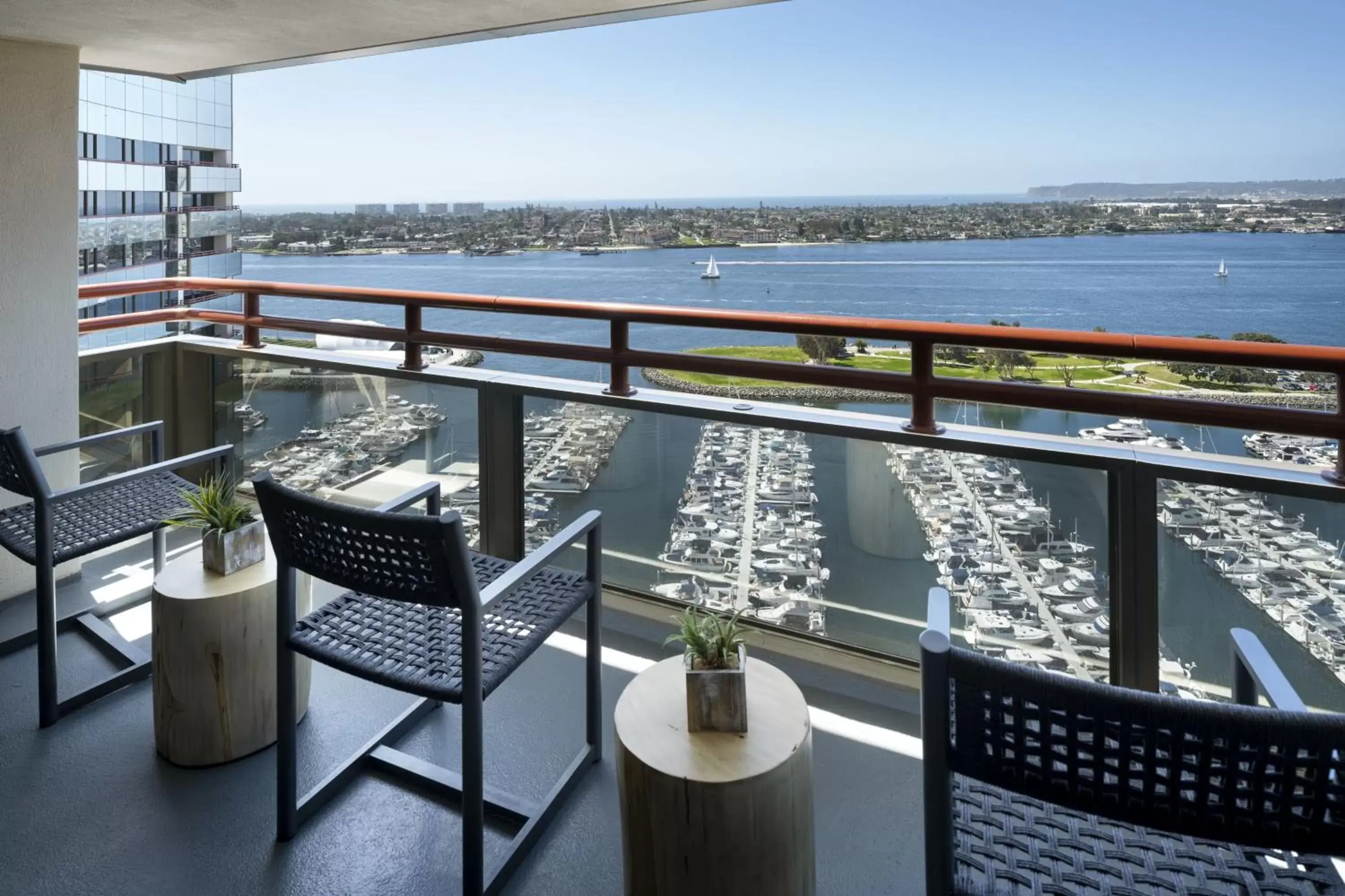 Photo of the whole room, Balcony/Terrace in San Diego Marriott Marquis and Marina