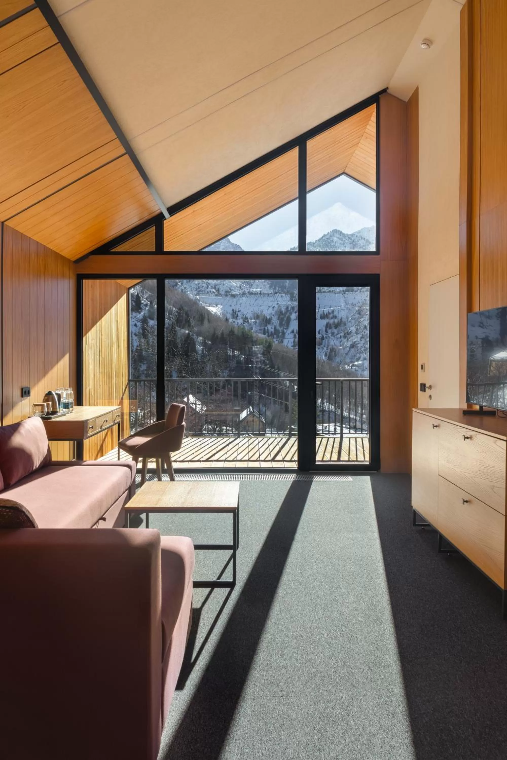 Living room in Qazaq Auyl Eco Hotel
