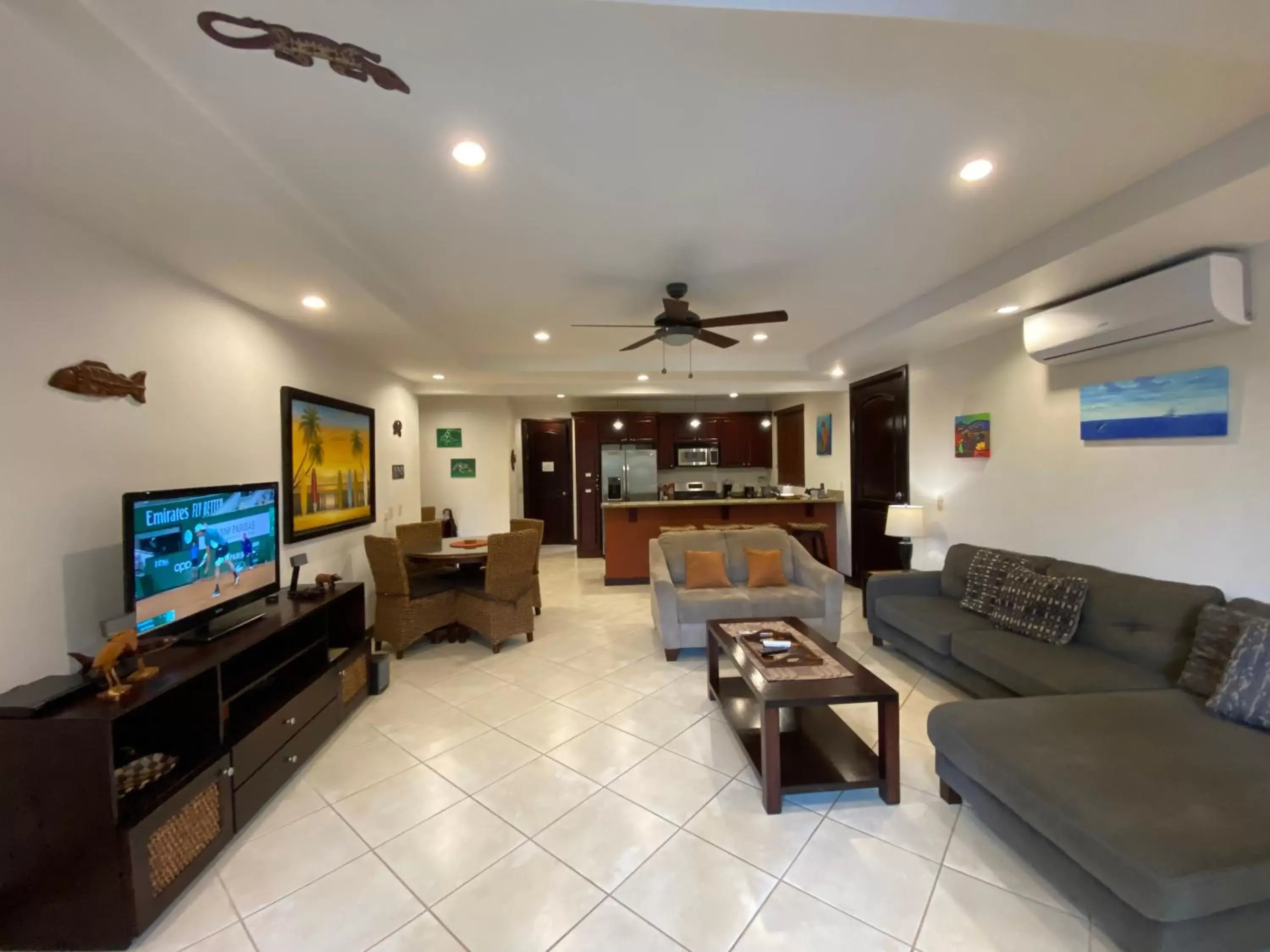 Living room, Seating Area in Monte Carlo Luxury Condominiums