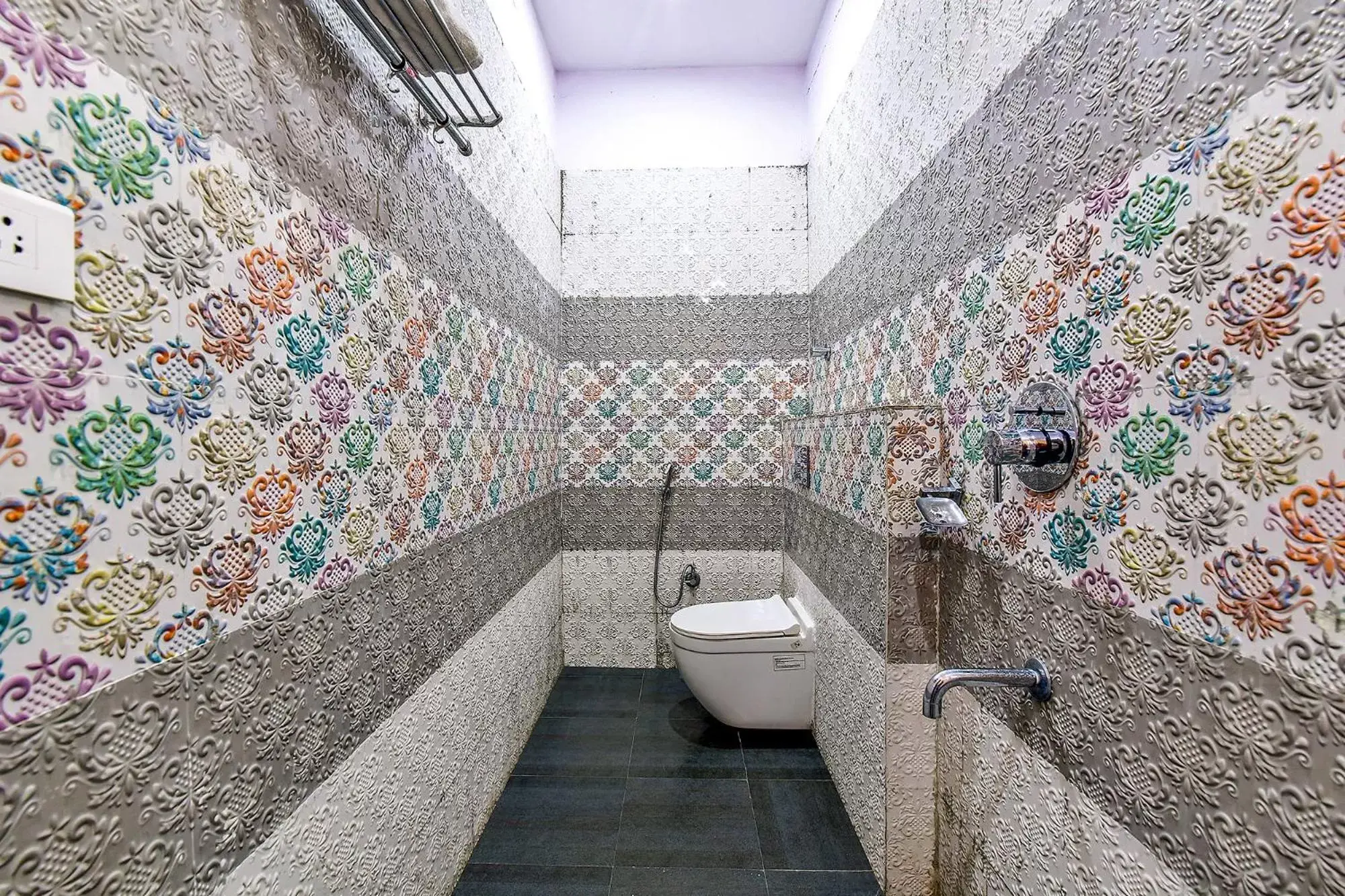 Bathroom in FabHotel Mayank Residency
