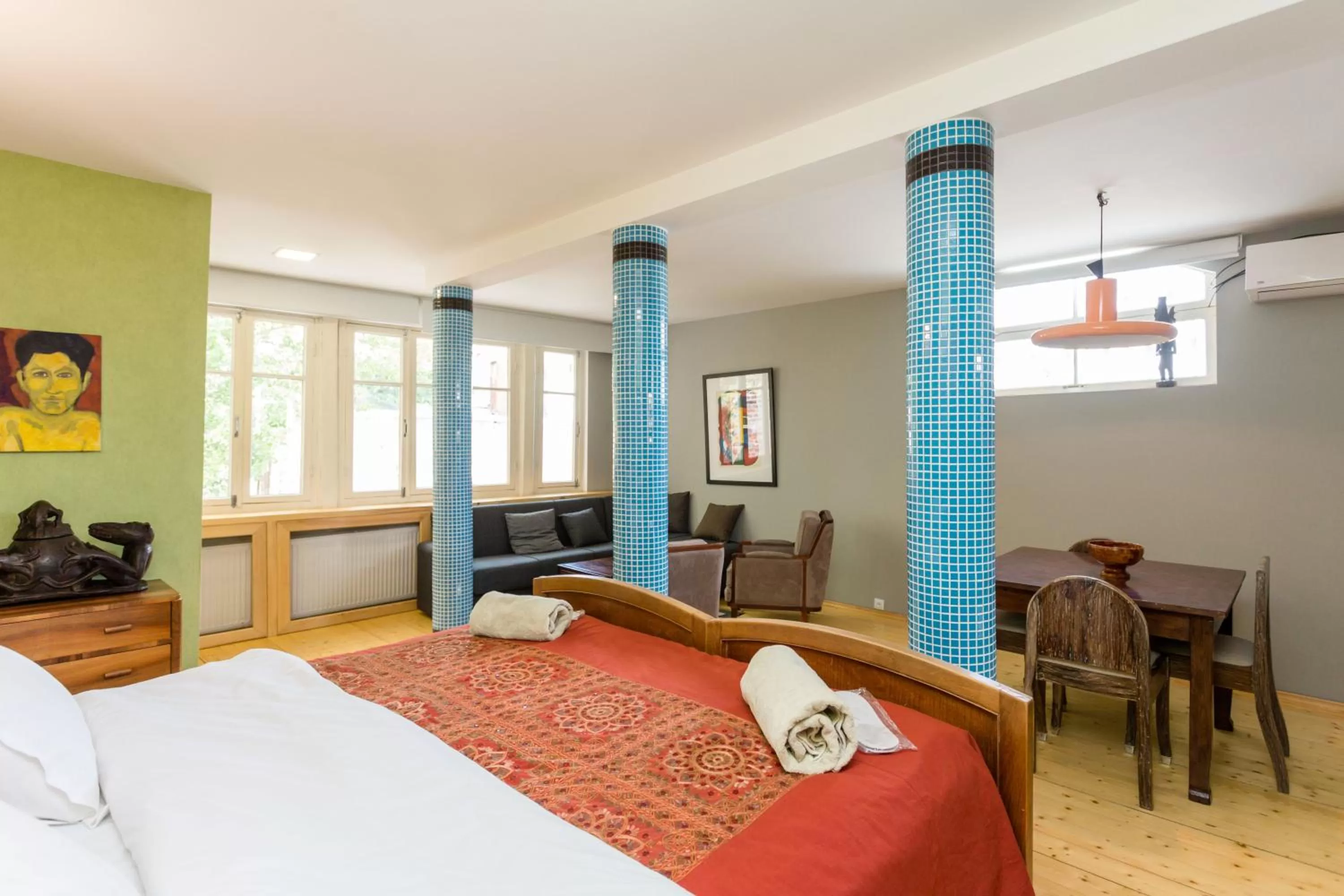 Bedroom, Bed in Castle in Old Town