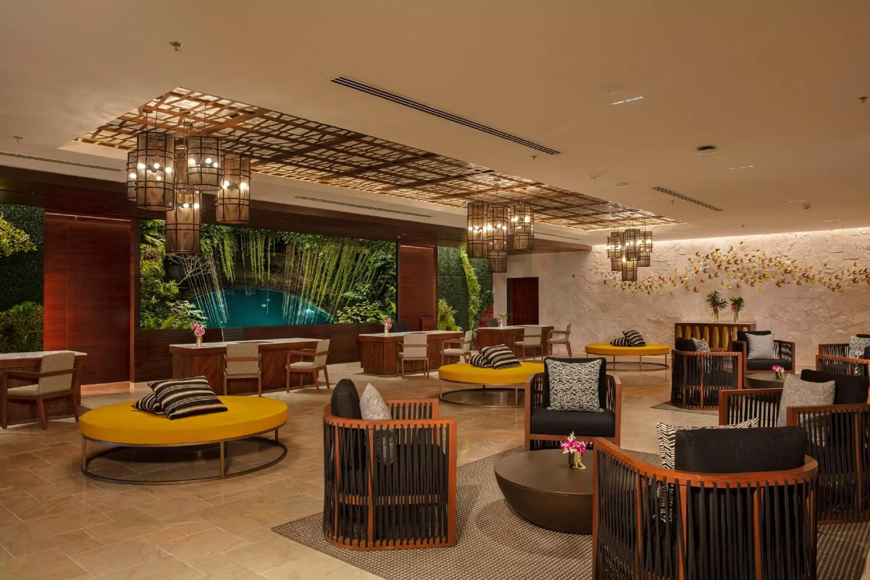 Lobby or reception, Lounge/Bar in Dreams Natura Resort & Spa - All Inclusive