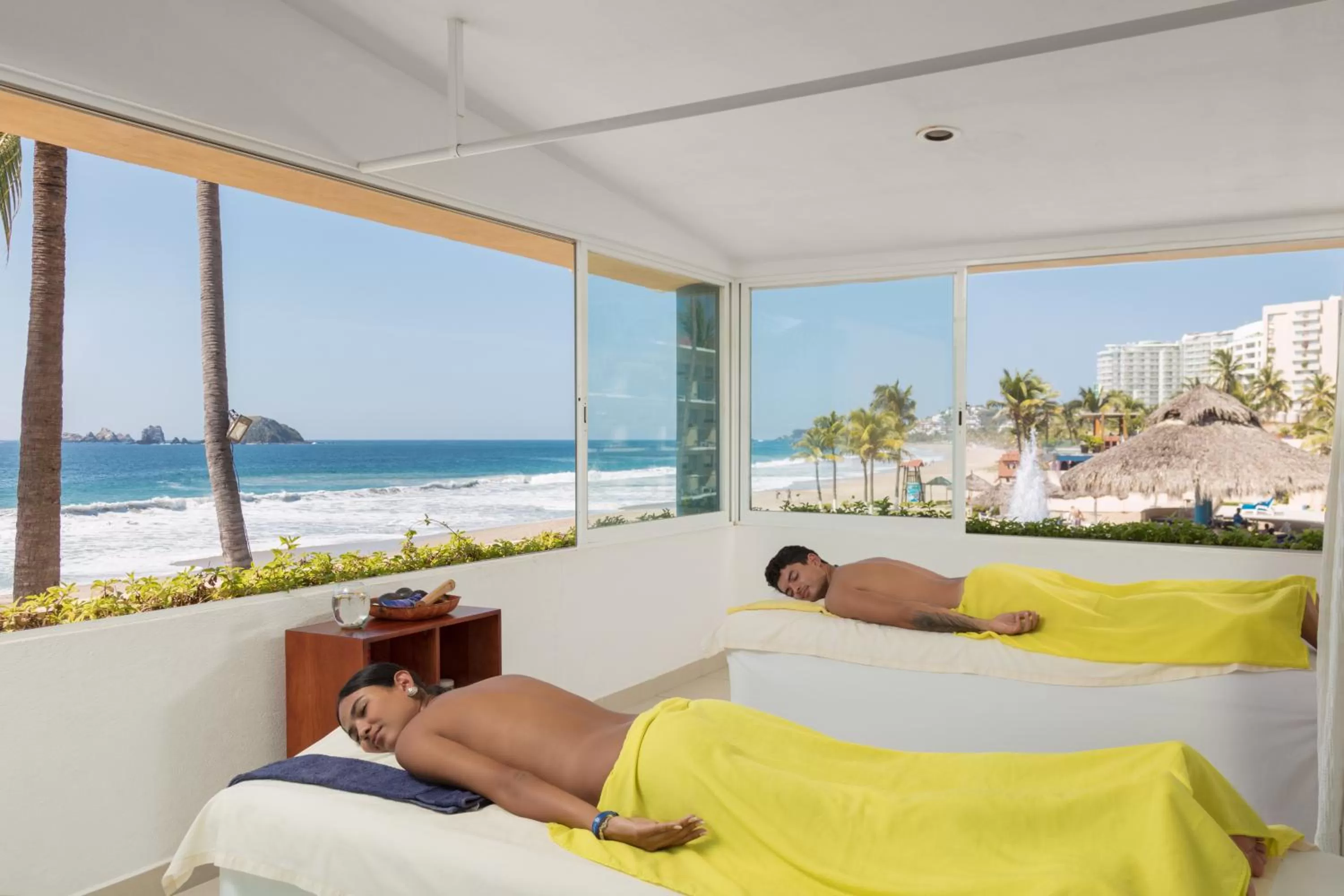 Bed in Posada Real Ixtapa