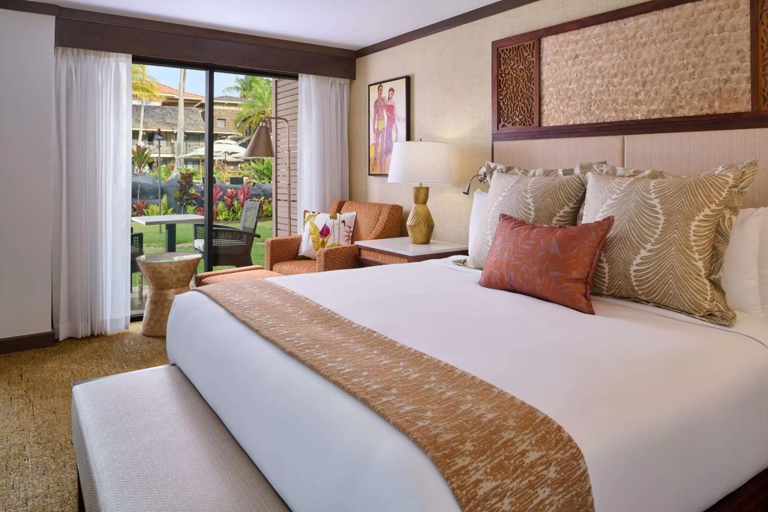Bedroom, Bed in Koa Kea Resort on Poipu Beach