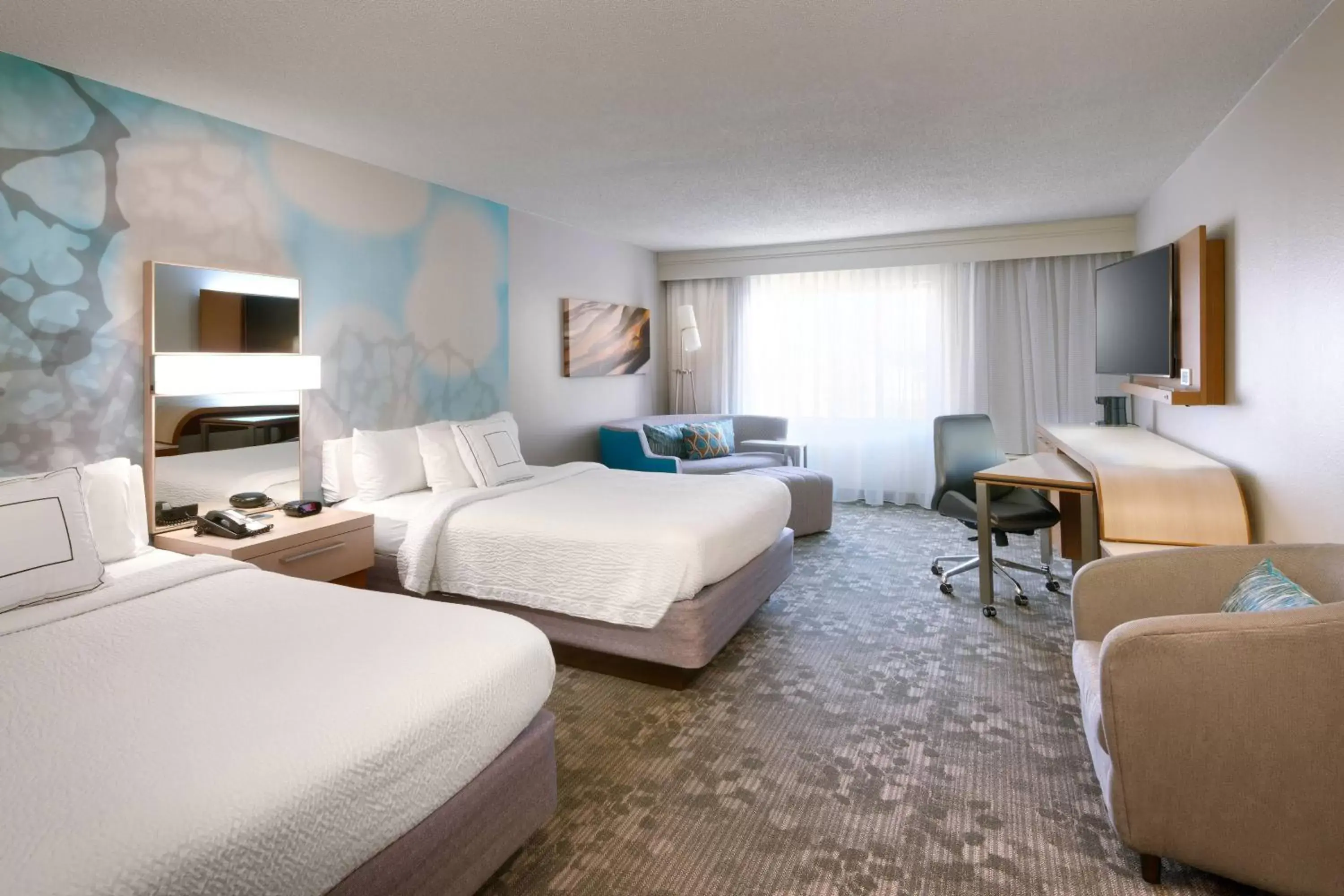 Photo of the whole room, Bed in Courtyard by Marriott Oklahoma City Northwest