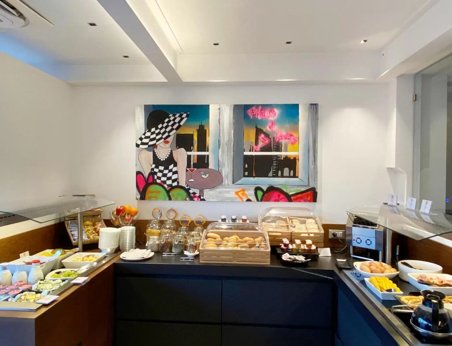 Buffet breakfast in The Corner Duomo Hotel