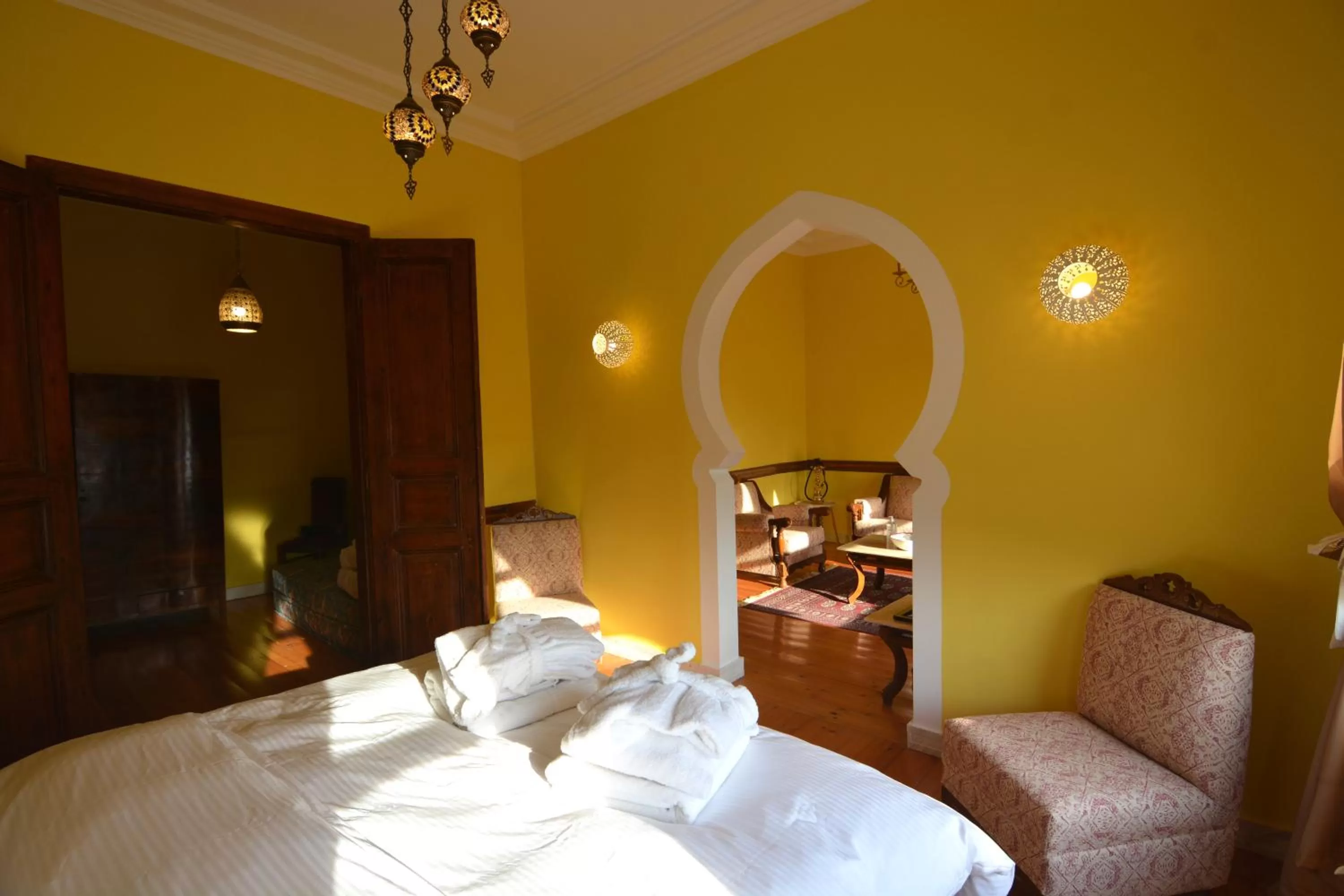 Bed in Amina Hanem Boutique Apartments