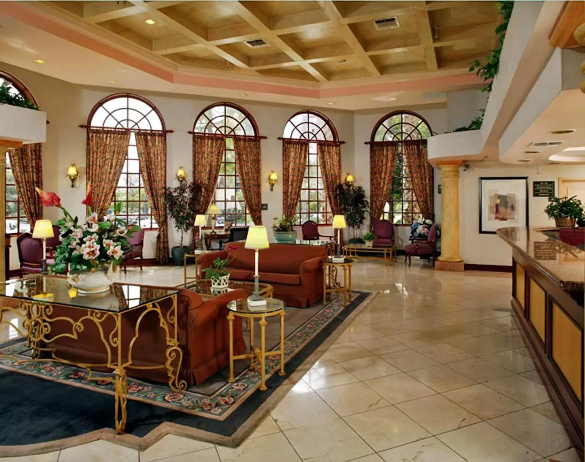 Lobby or reception, Lobby/Reception in Hampton Inn & Suites Santa Ana/Orange County Airport