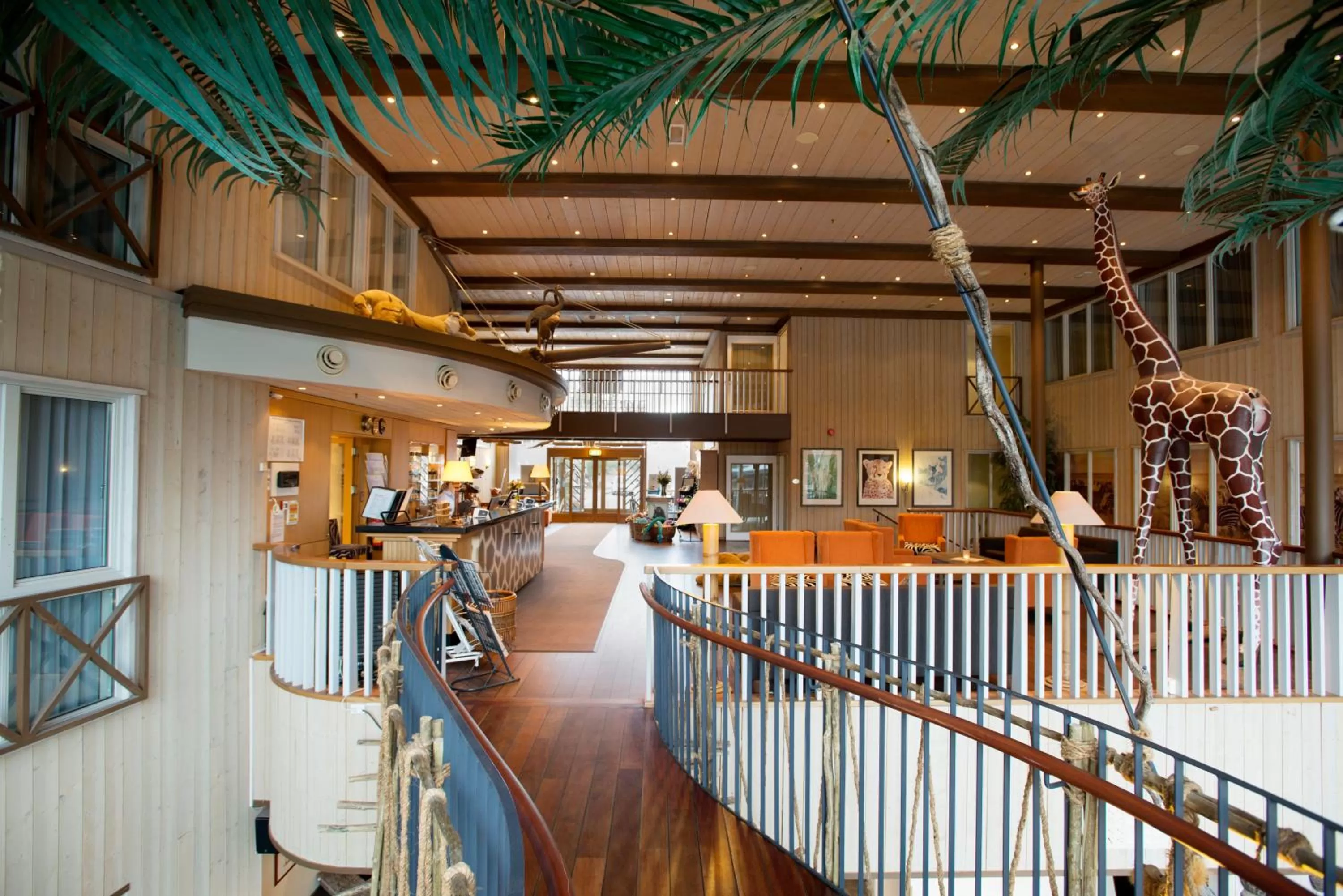 Lobby or reception in Dyreparken Safarihotell