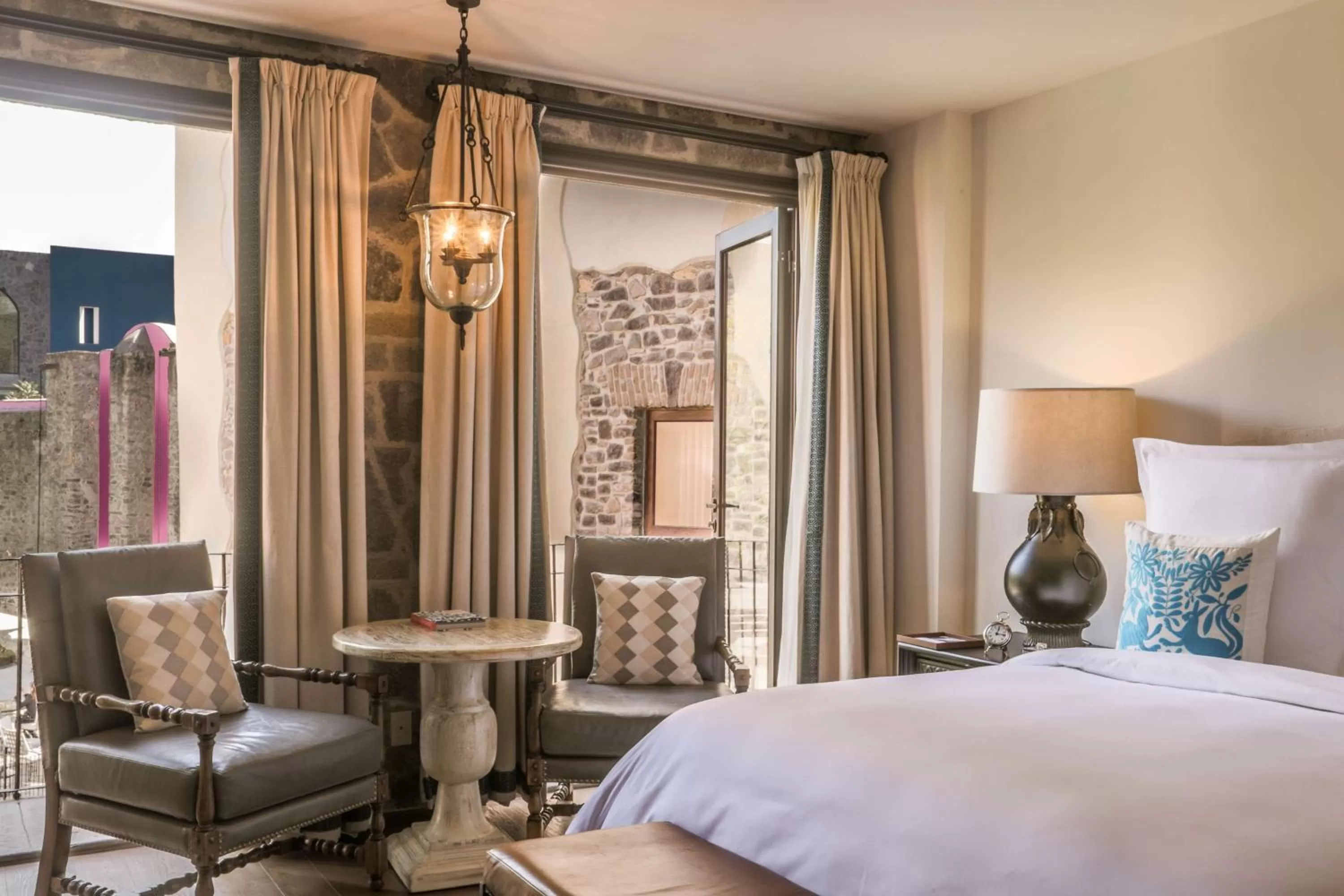 Balcony/Terrace, Bed in Banyan Tree Puebla