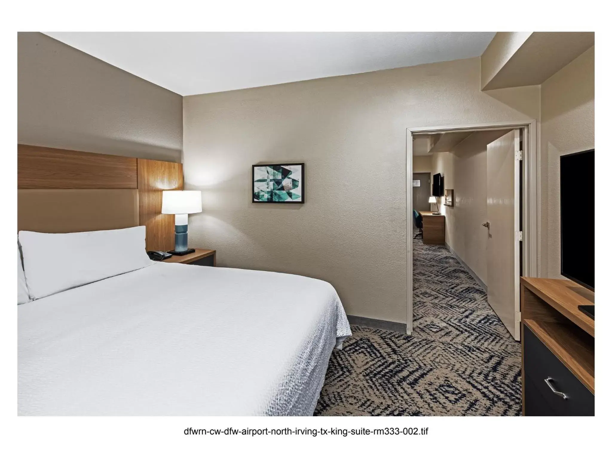Bed in Candlewood Suites DFW Airport North - Irving, an IHG Hotel
