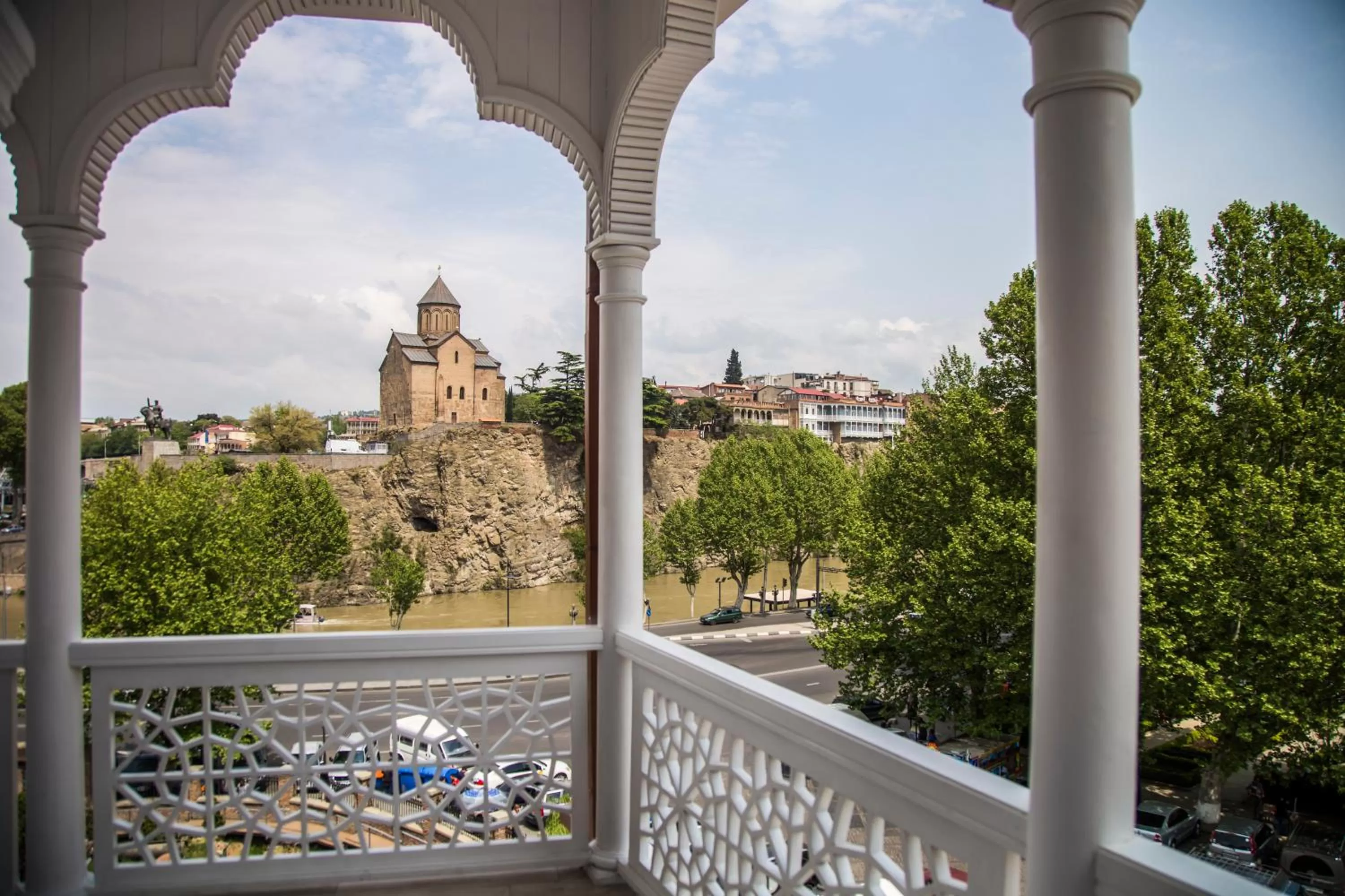 Property building in Hotel Aivani Old Tbilisi