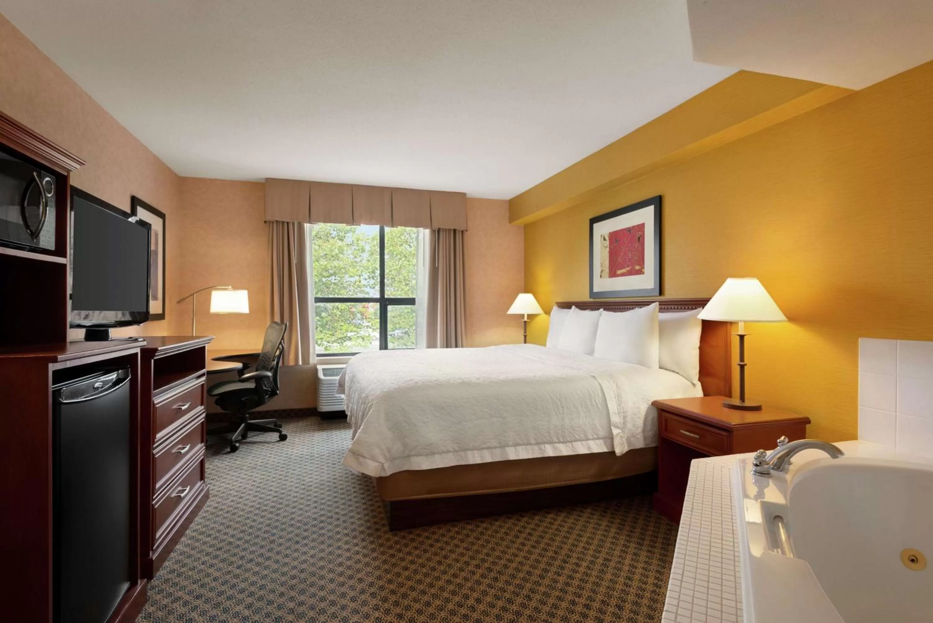 Bedroom, Bed in Hampton Inn & Suites by Hilton Langley-Surrey