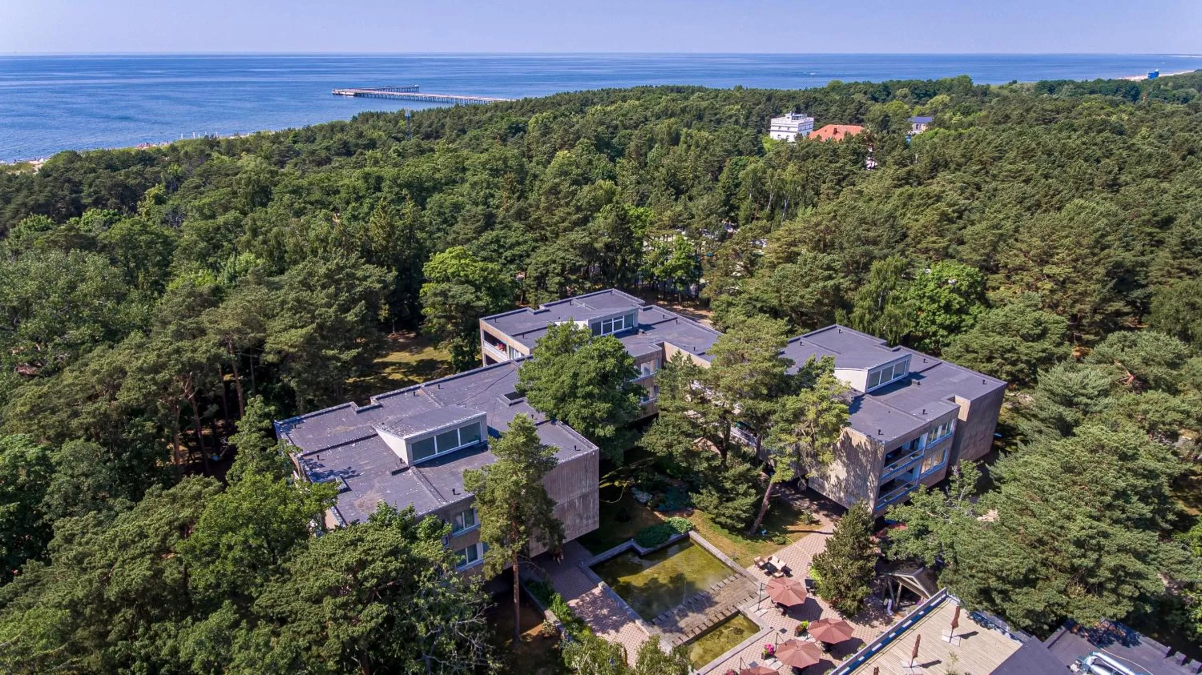 Bird's eye view in Žilvinas Hotel