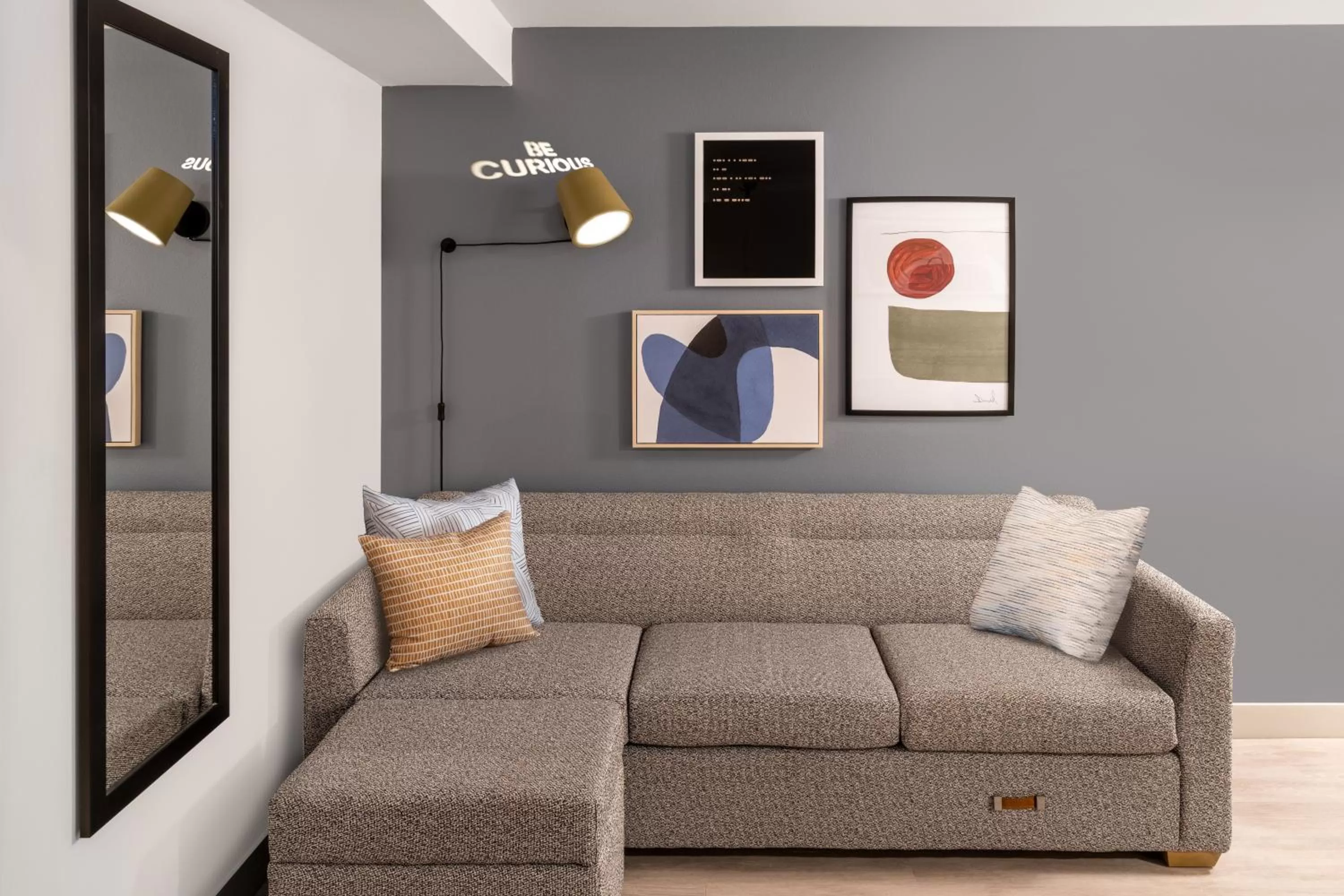 Seating area in Atwell Suites Austin Airport by IHG