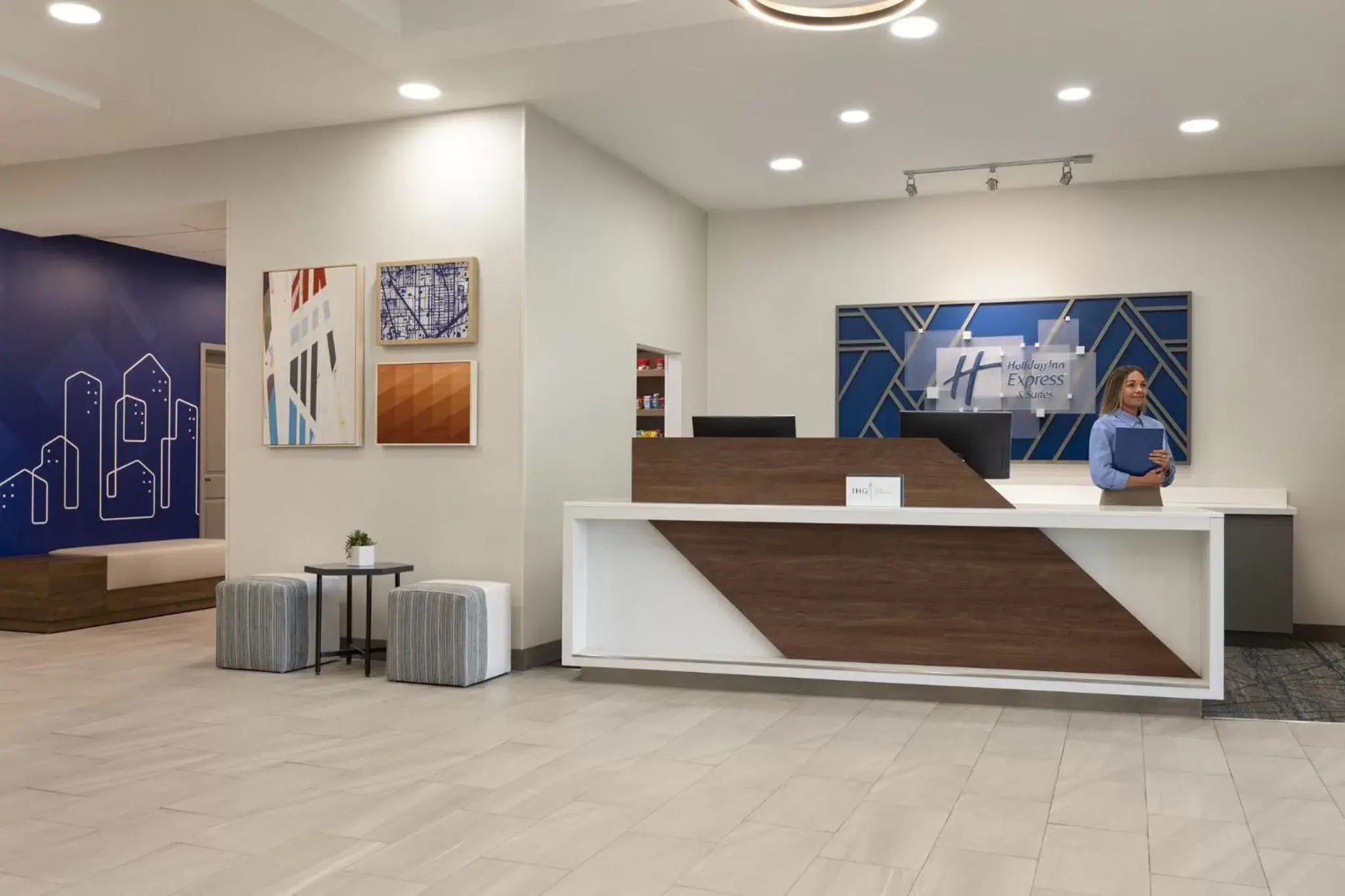 Lobby or reception, Lobby/Reception in Holiday Inn Express Hotel & Suites Fort Pierce West, an IHG Hotel