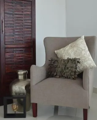 Seating area in 34 on Milkwood