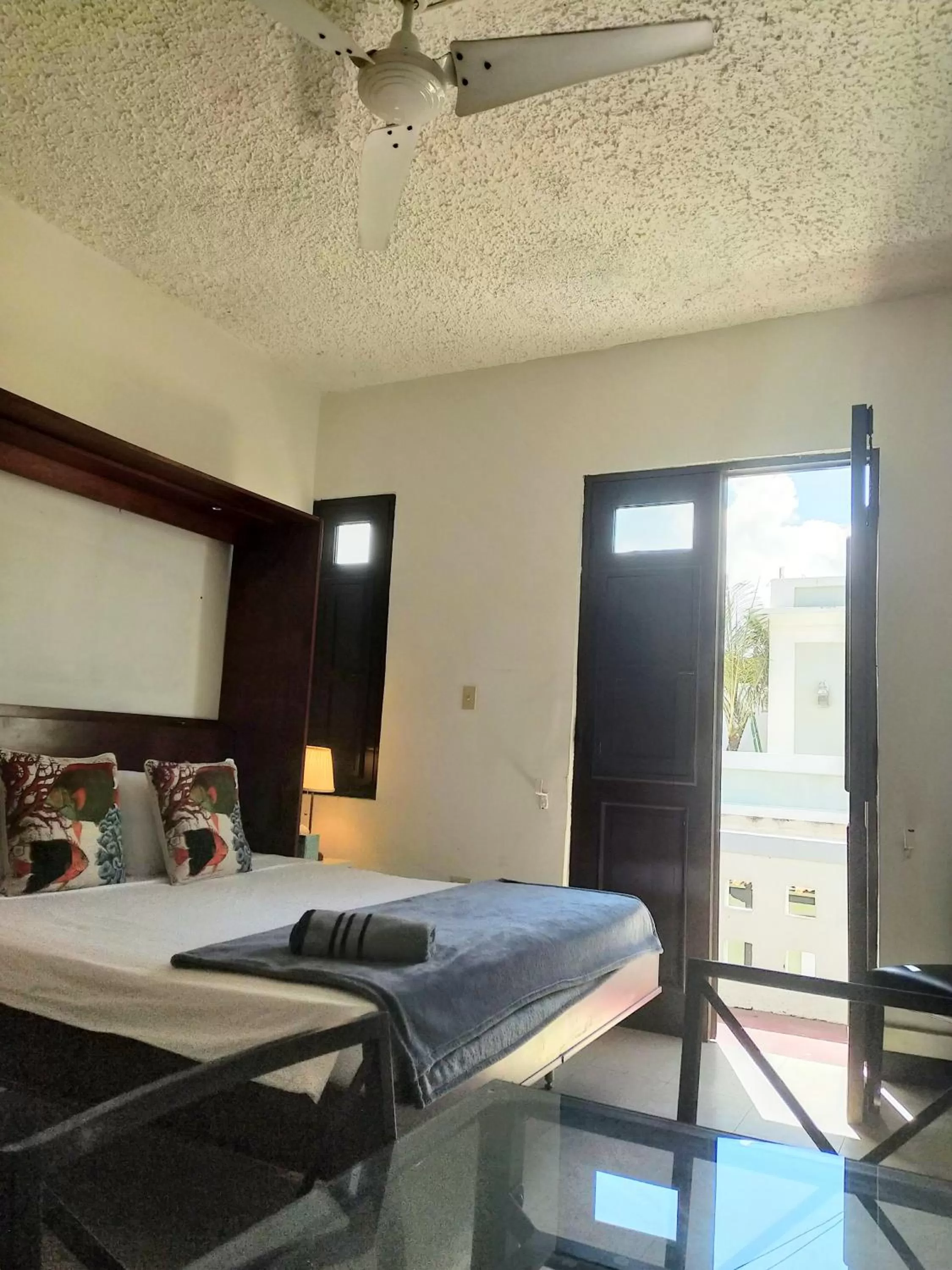 Bed in La Capitana Old San Juan Building