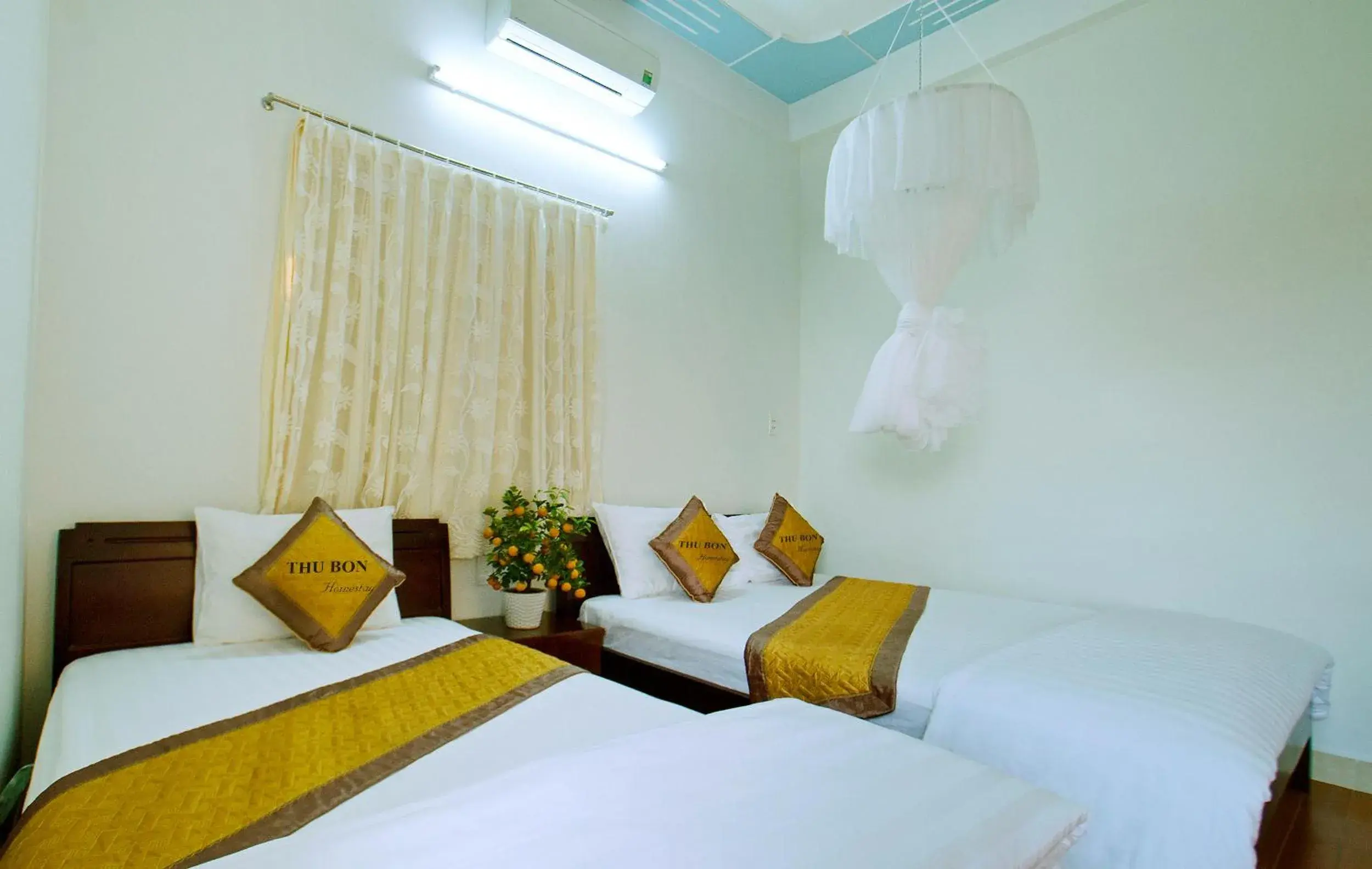 Bed in Thu Bon Riverside Homestay