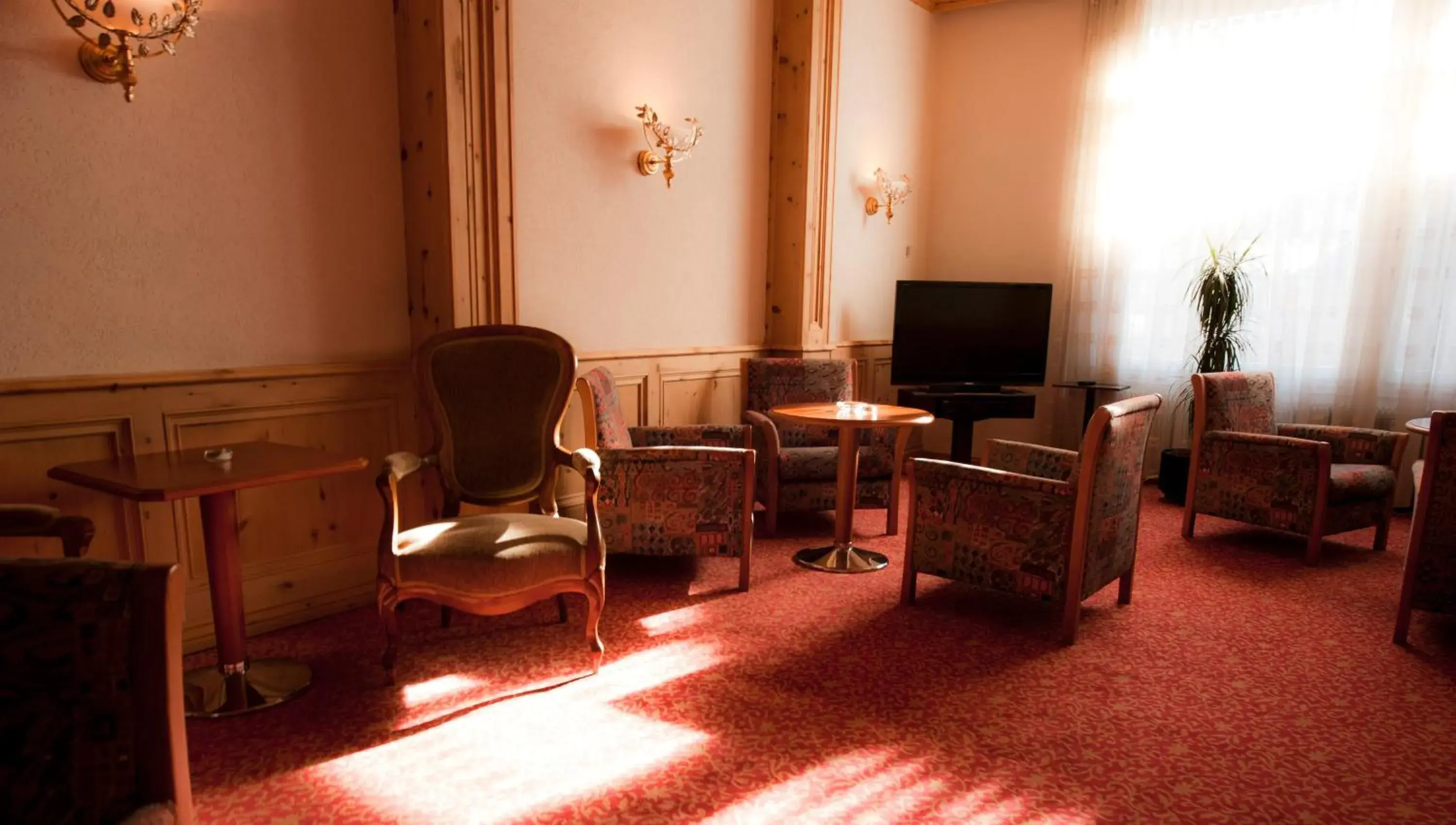 TV and multimedia, Seating Area in Sporthotel Wildstrubel