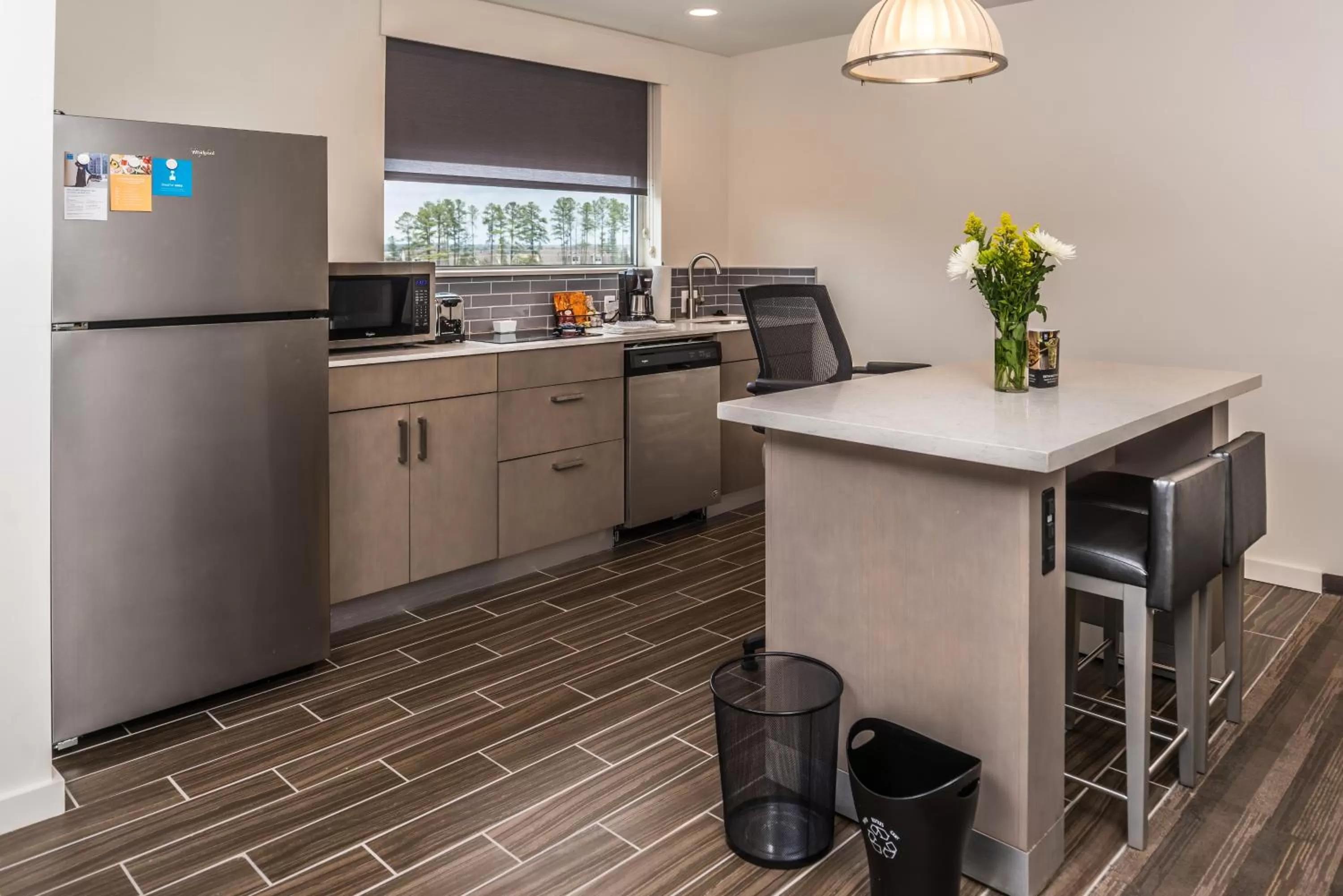 Kitchen or kitchenette in Hyatt House Raleigh/Rdu/Brier Creek