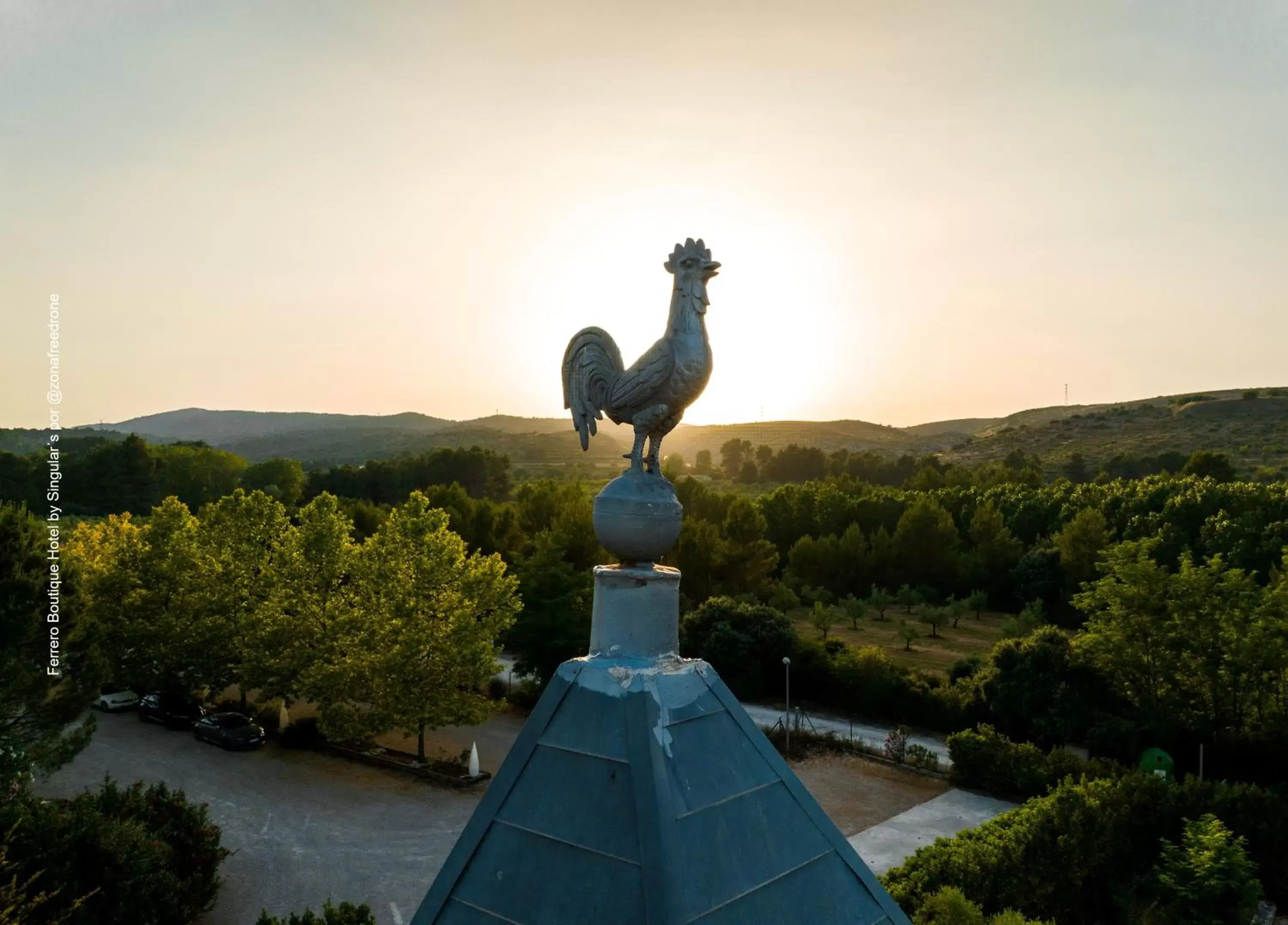 Bird's eye view, Sunrise/Sunset in Hotel Ferrero - Singular's Hotels