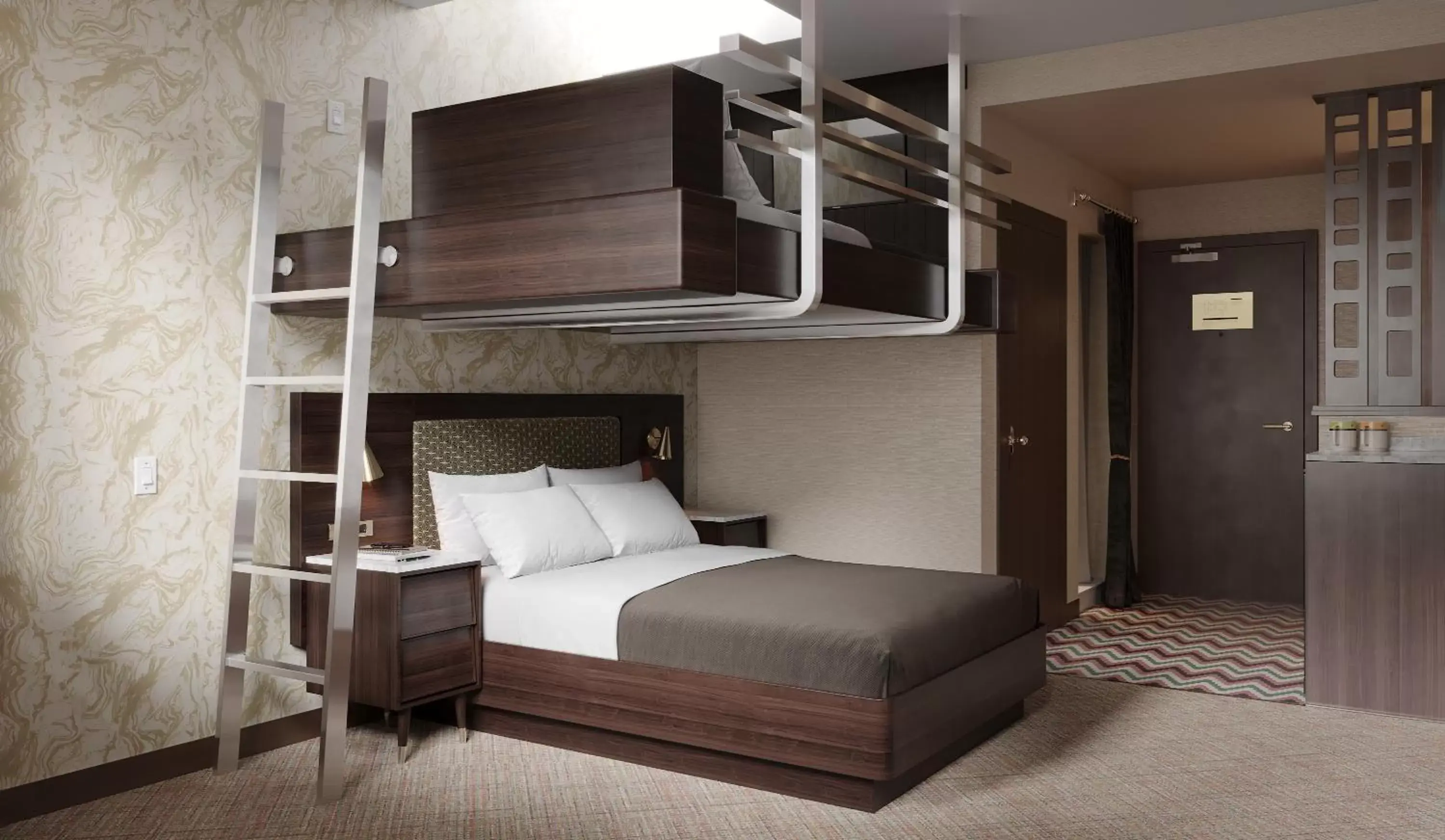 Bedroom, Bunk Bed in Hotel Zed Tofino