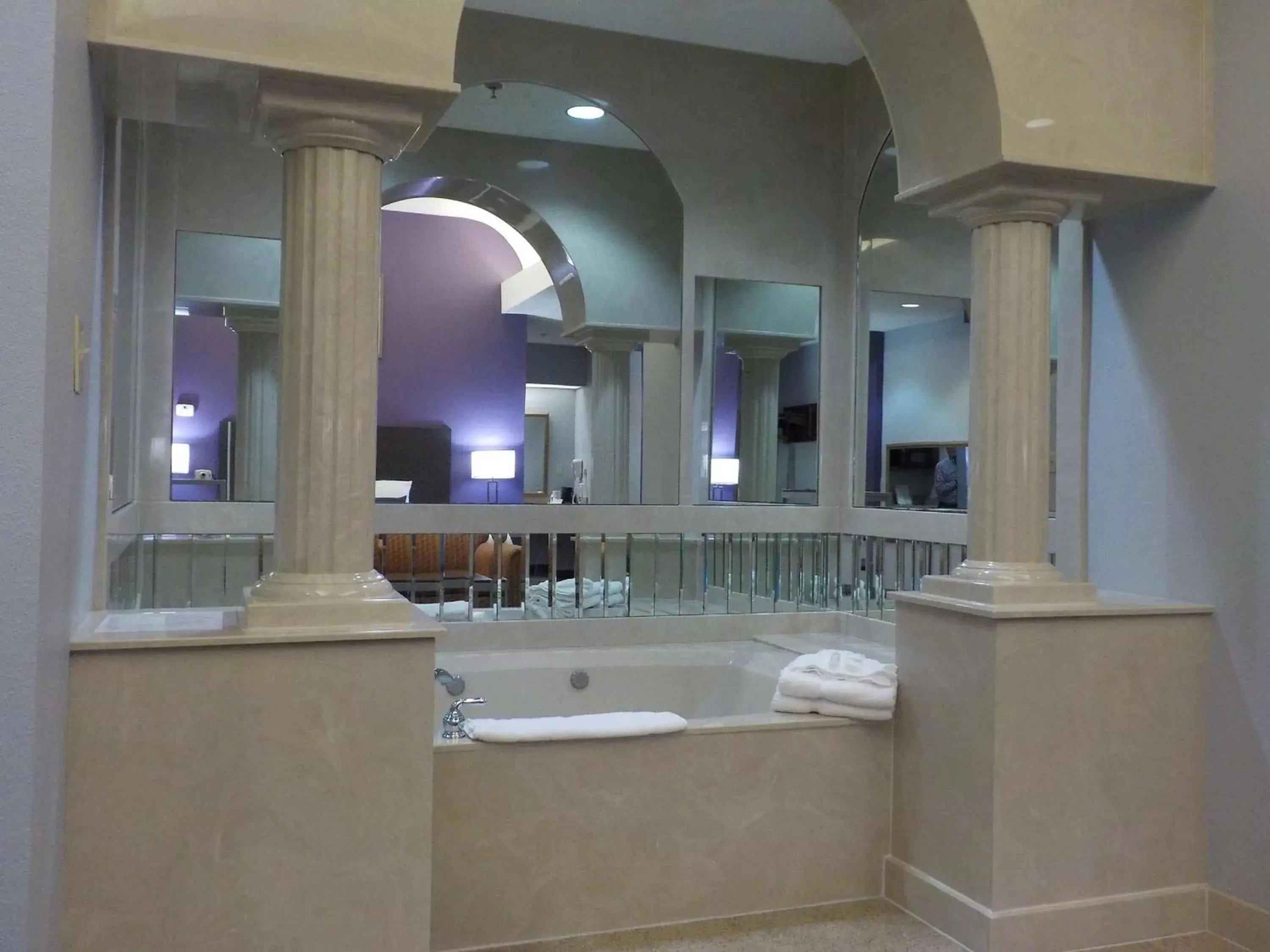 Hot Tub, Bathroom in SureStay Plus Hotel by Best Western Warner Robins AFB