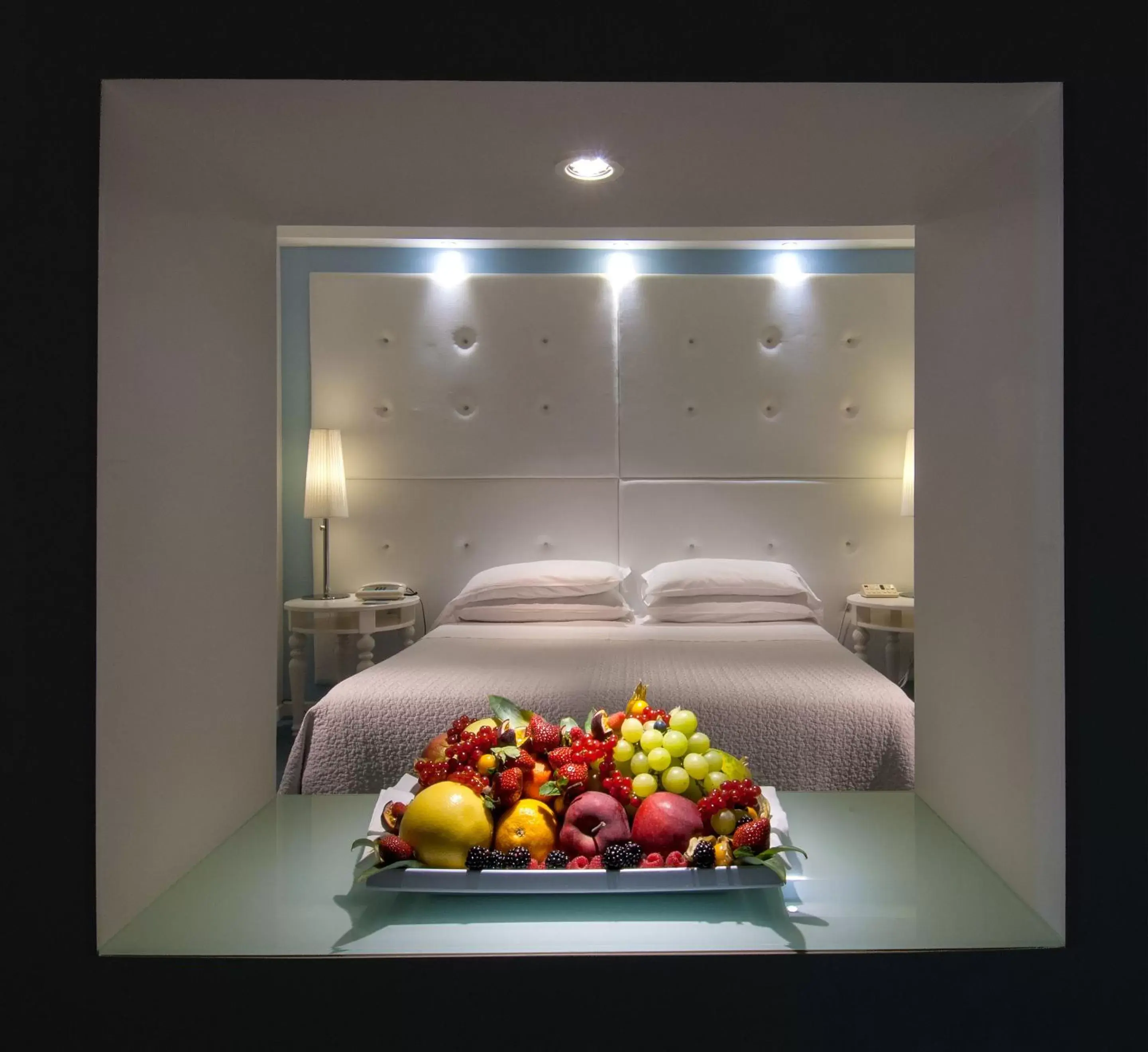 Bed in Hotel Mediterraneo