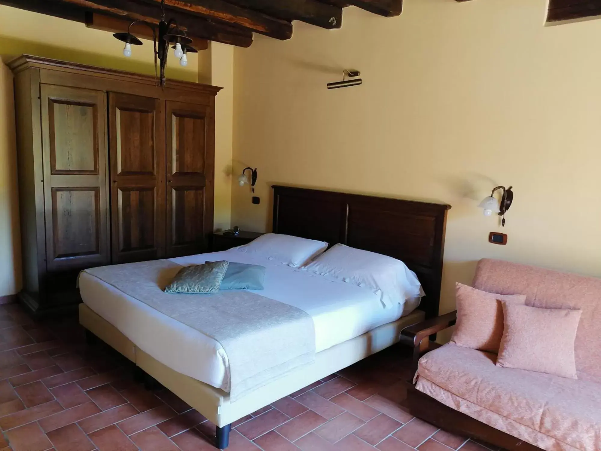 Bedroom, Bed in Relais Castrum Boccea